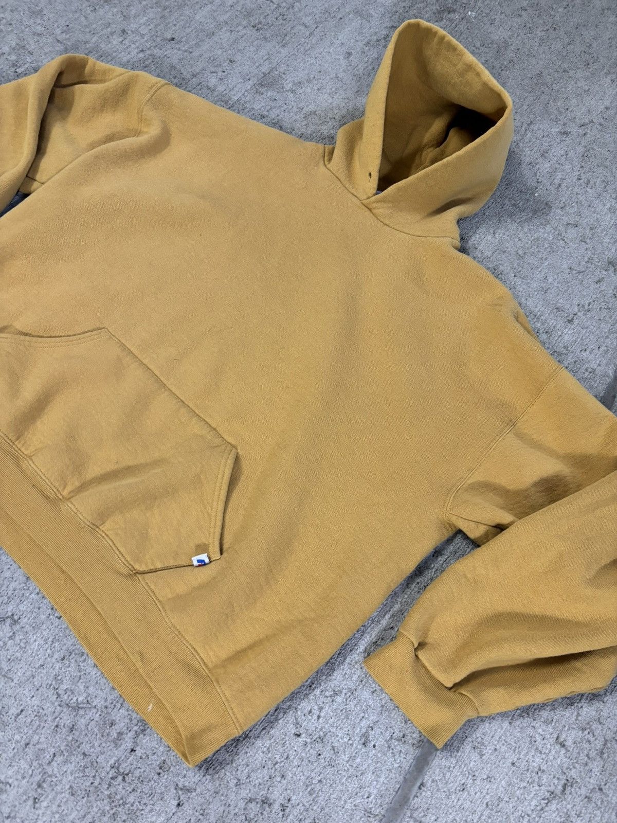 Russell Athletic × Vintage Mustard Blank Russell athletic crewneck sweatshirt Size US L / EU 52-54 / 3 - 3 Thumbnail