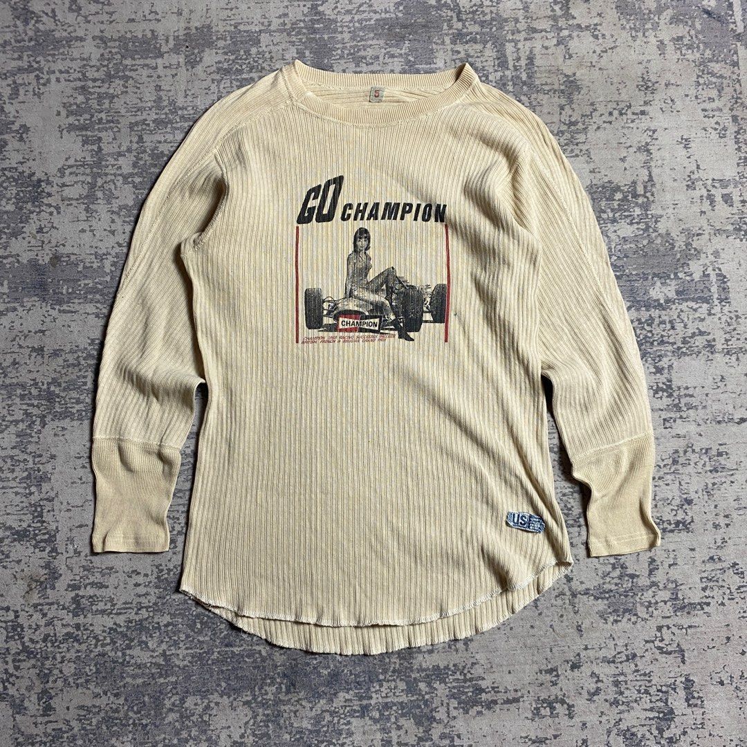 Other Rare vintage 60's sweatshirt champion grand prix Size US M / EU 48-50 / 2 - 1 Thumbnail