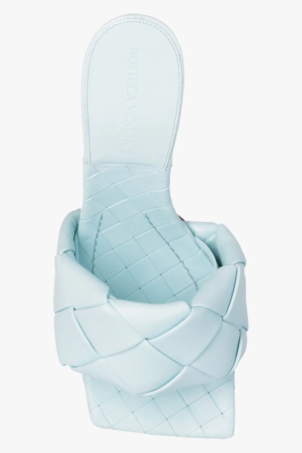 Bottega Veneta o1n1vont0325 Lido Mules in Light Blue Size US 11.5 / IT 41.5 - 6 Thumbnail