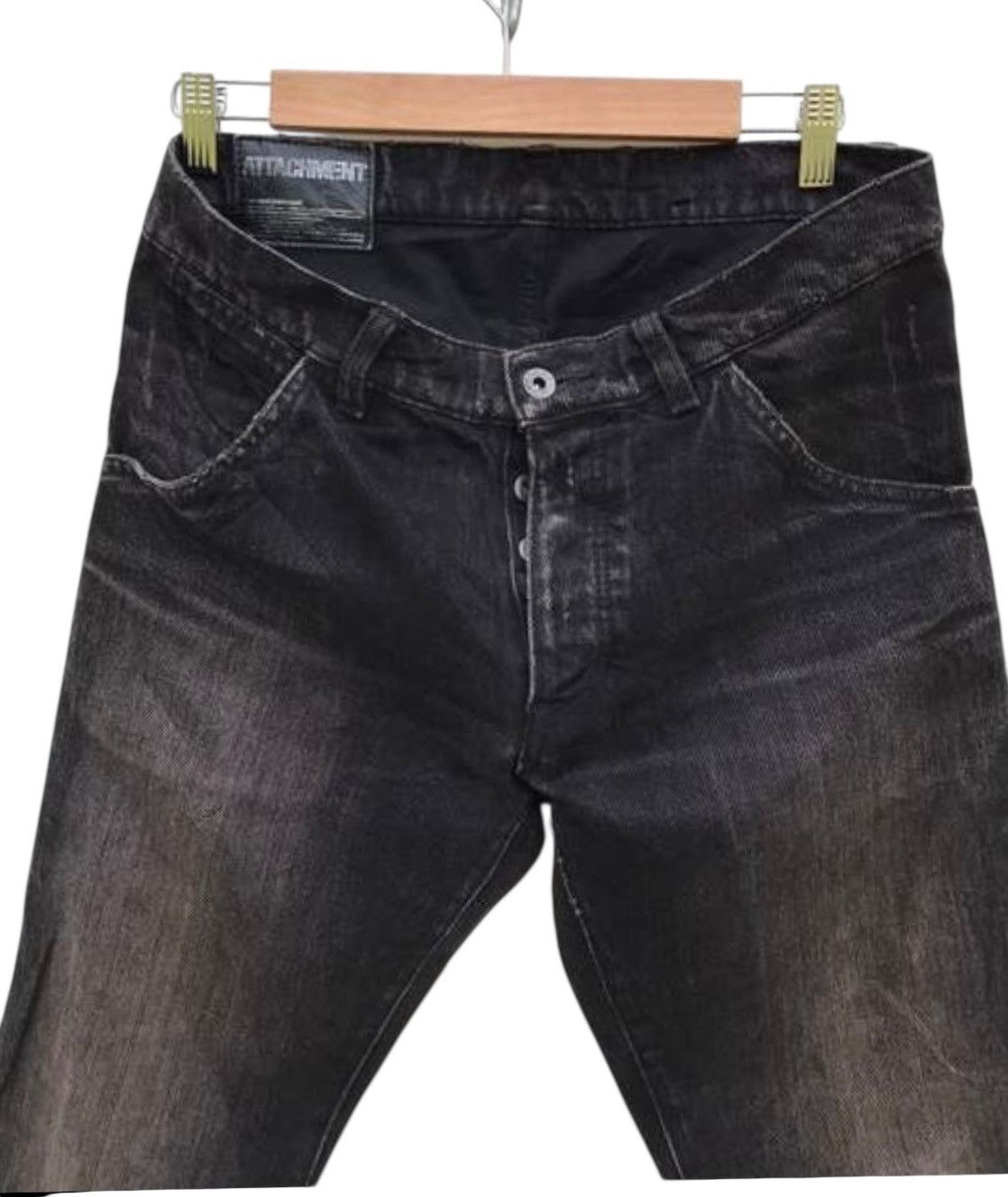 Attachment Japanese Brand Streetwear Attachment Denim Fashion Pants Size US 32 / EU 48 - 2 Thumbnail