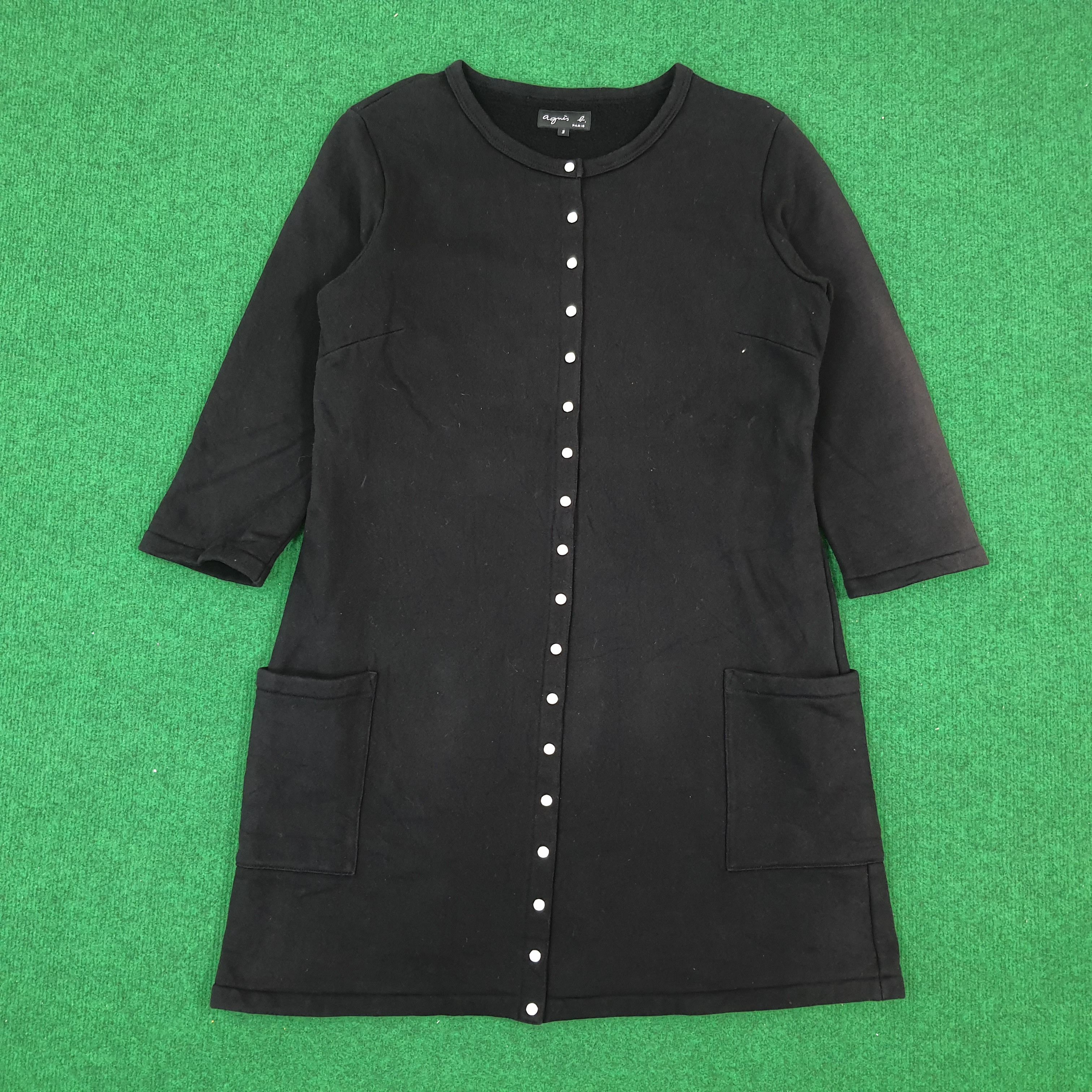 Vintage Agnes b. Paris Button Up Trench Sweaters