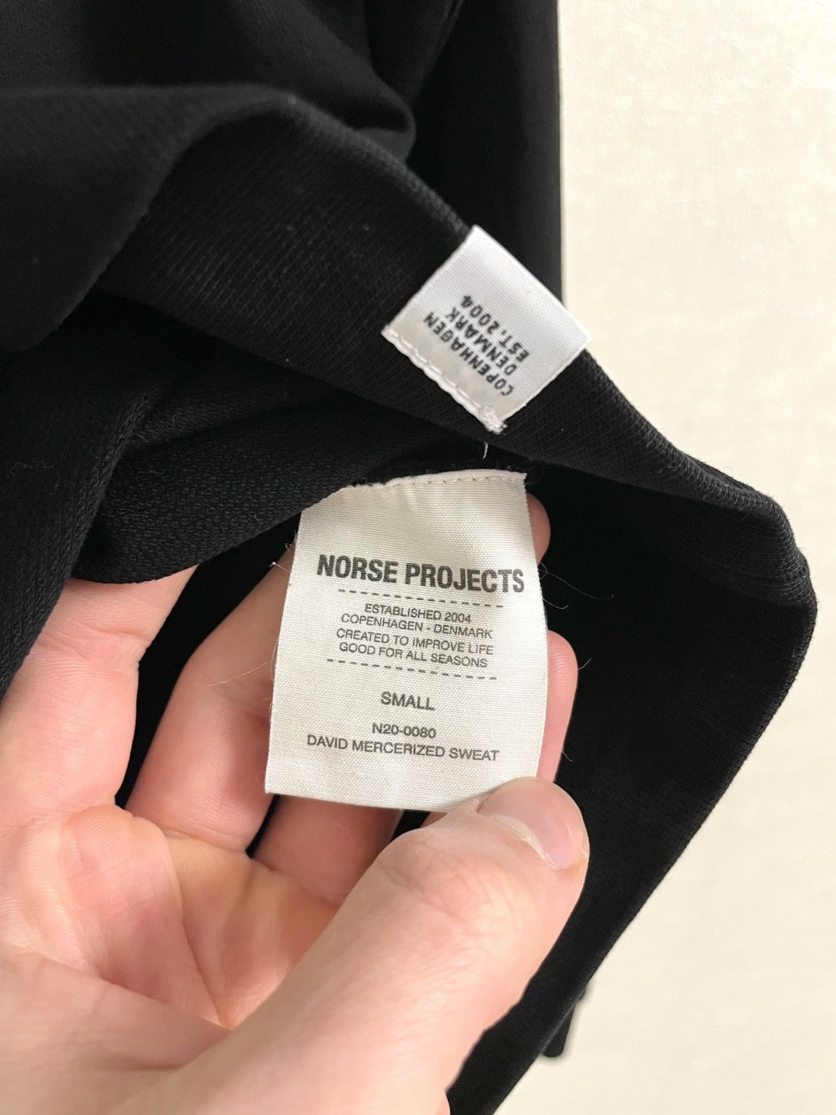 Norse Projects Norse Projects David Mercerised Sweatshirt Size US S / EU 44-46 / 1 - 7 Thumbnail