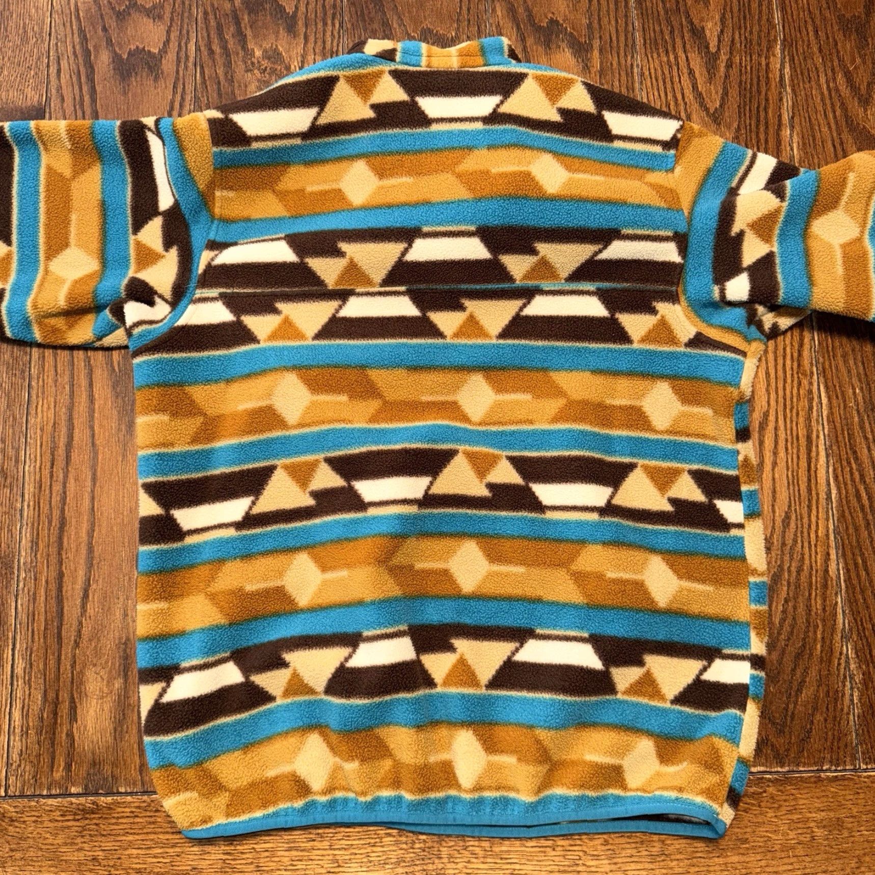 Patagonia Patagonia Womens Size Small Synchilla Snap T Fleece Pullover Aztec Southwestern Pullover Shirt Womens Size S / US 4 / IT 40 - 6 Thumbnail