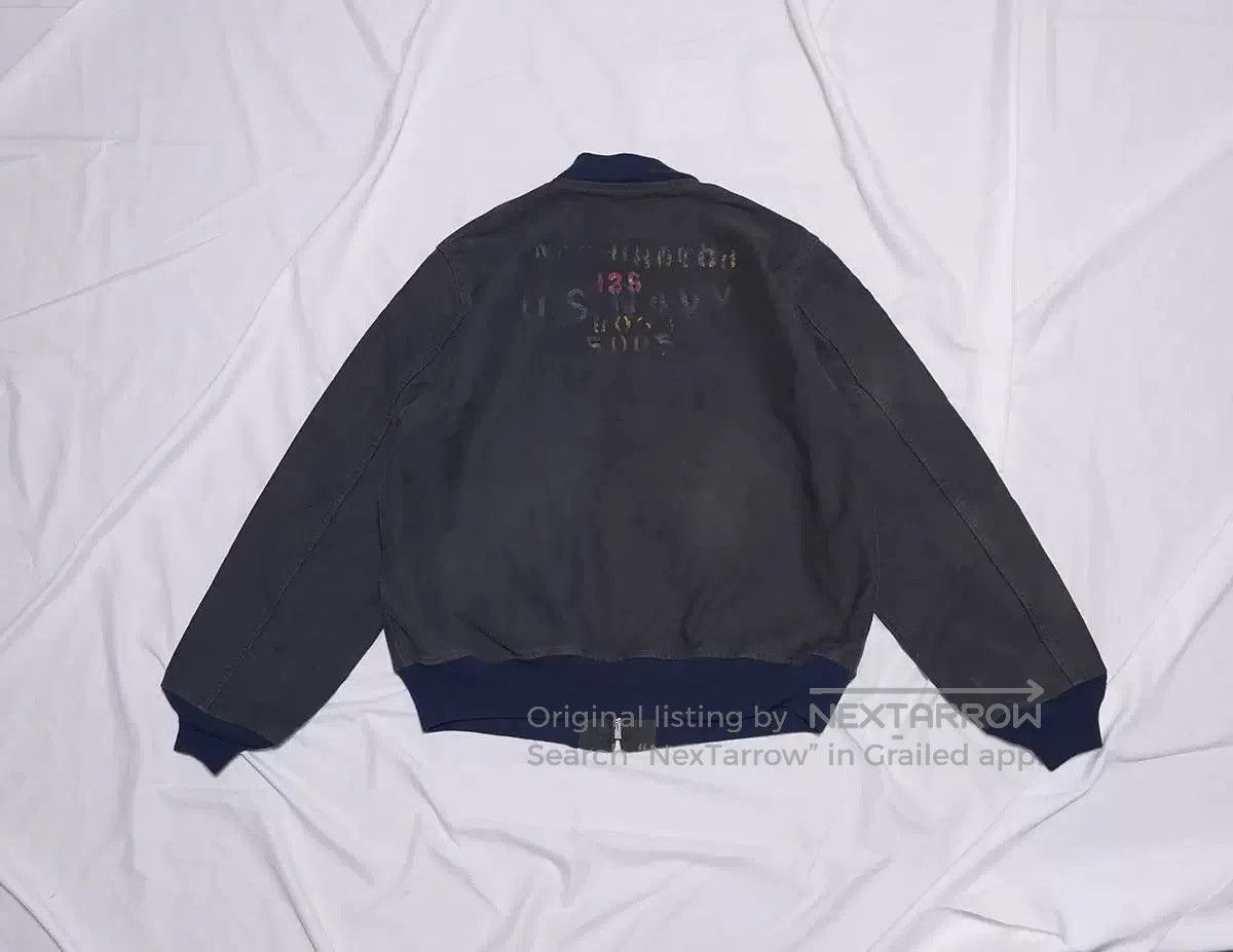 Japanese Brand BOWWOW USN Deck Zip Jacket Aged. Size US L / EU 52-54 / 3 - 3 Thumbnail