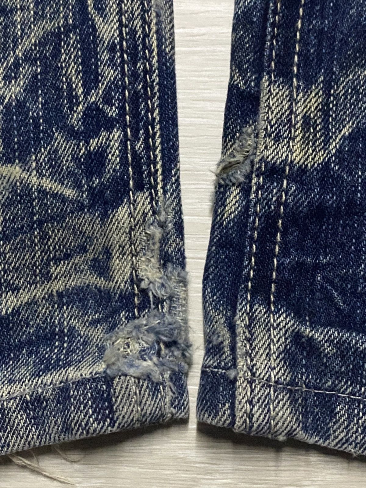 If Six Was Nine Blow By Blue Skull Button Denim Underground Japan Brand Rare Size US 32 / EU 48 - 14 Thumbnail