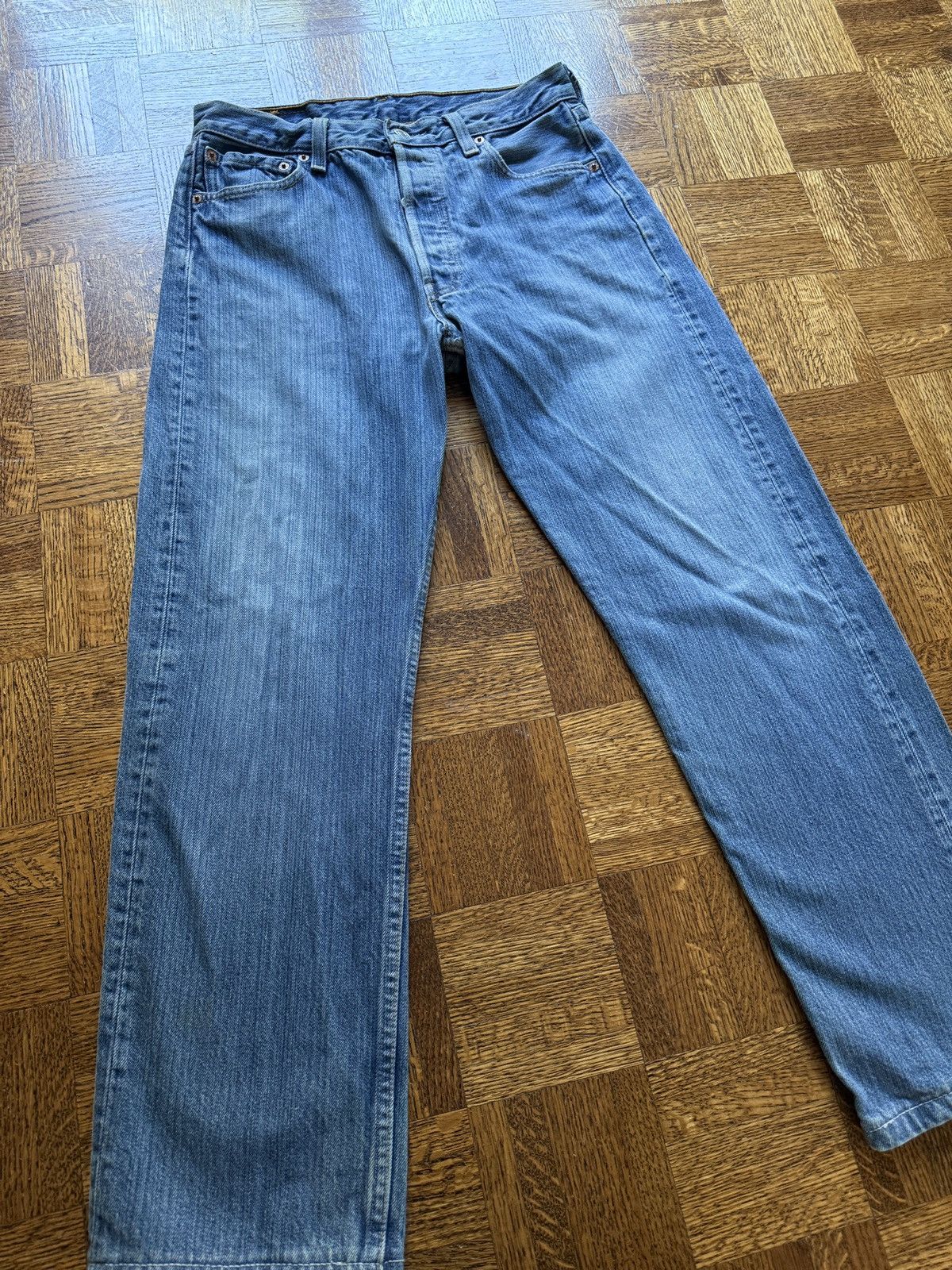 Levi's Vintage Levi's 501 Distressed Denim Jeans Size US 29 - 6 Thumbnail