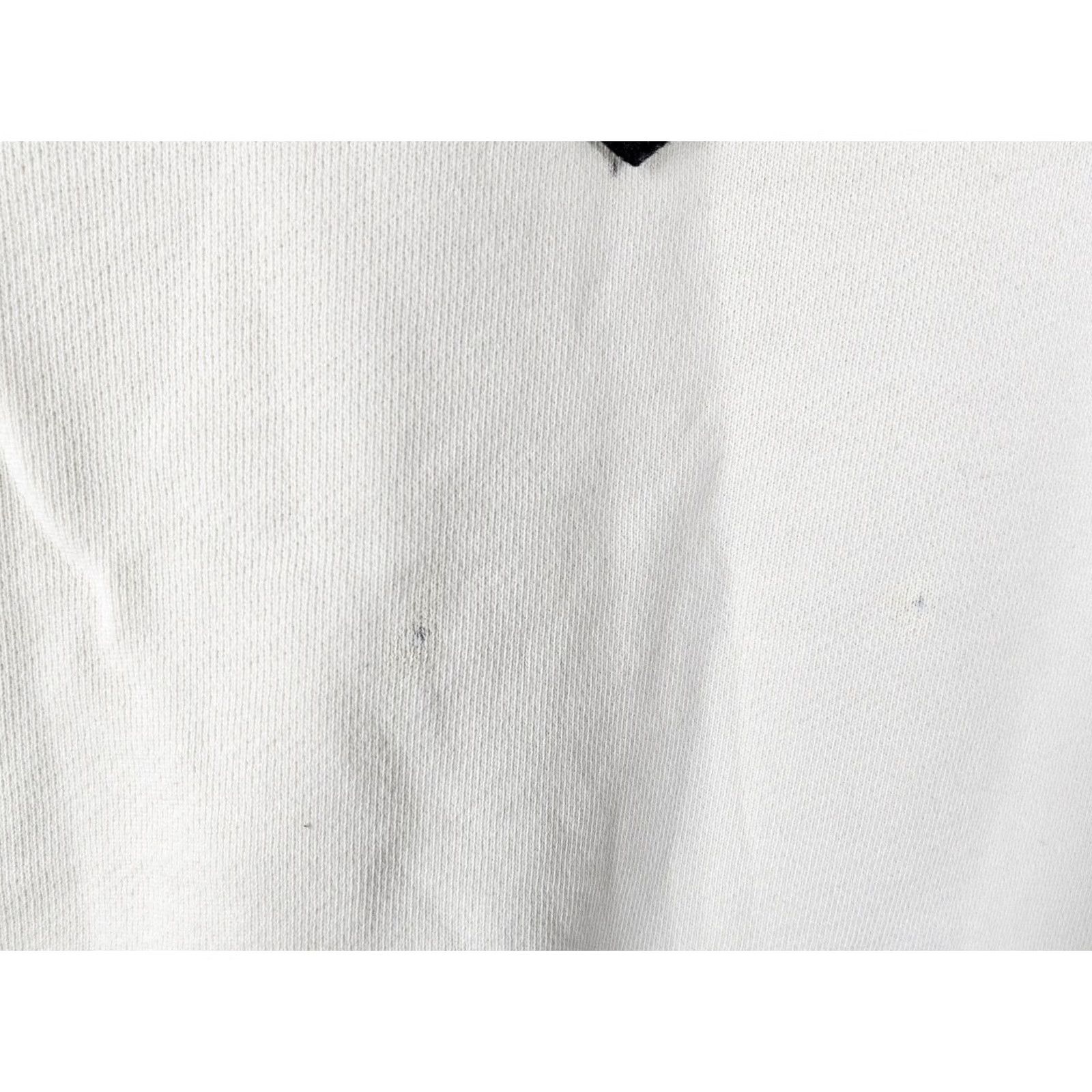 Harley Davidson Harley-Davidson Women's Sweatshirt 1/4 Zip Pullover Size S Ivory Felt Letter 100% Cotton Activewear Vintage: No Size S / US 4 / IT 40 - 8 Thumbnail