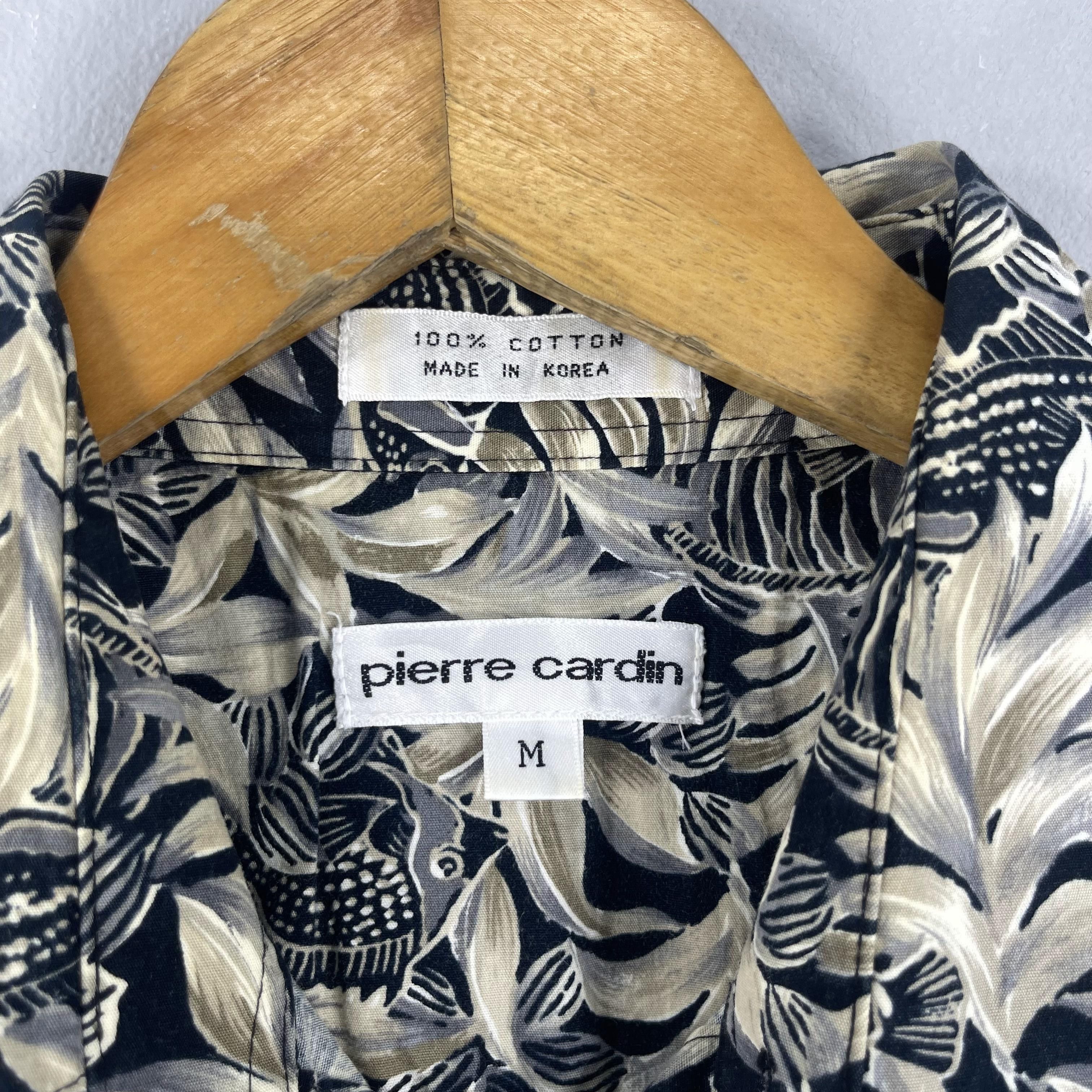 Vintage Vintage PIERRE CARDIN Hawaii Floral Motive Button Up Shirt Size US M / EU 48-50 / 2 - 5 Thumbnail