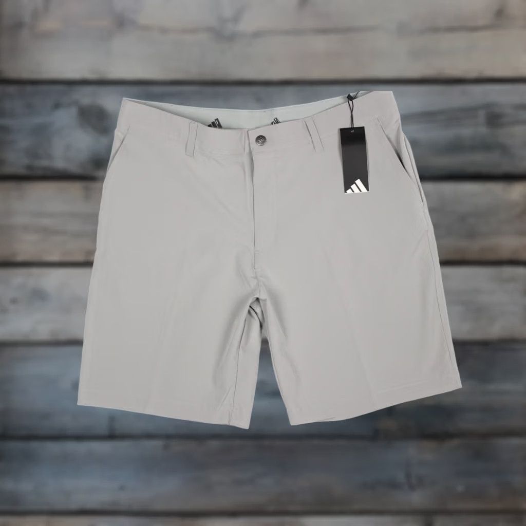 Adidas Adidas Men's Woven Golf Shorts Size 40 Grey 8.5" Inseam Regular Fit 93% Polyester 7% Elastine ADVR0838 Size US 40 / EU 56 - 1 Thumbnail