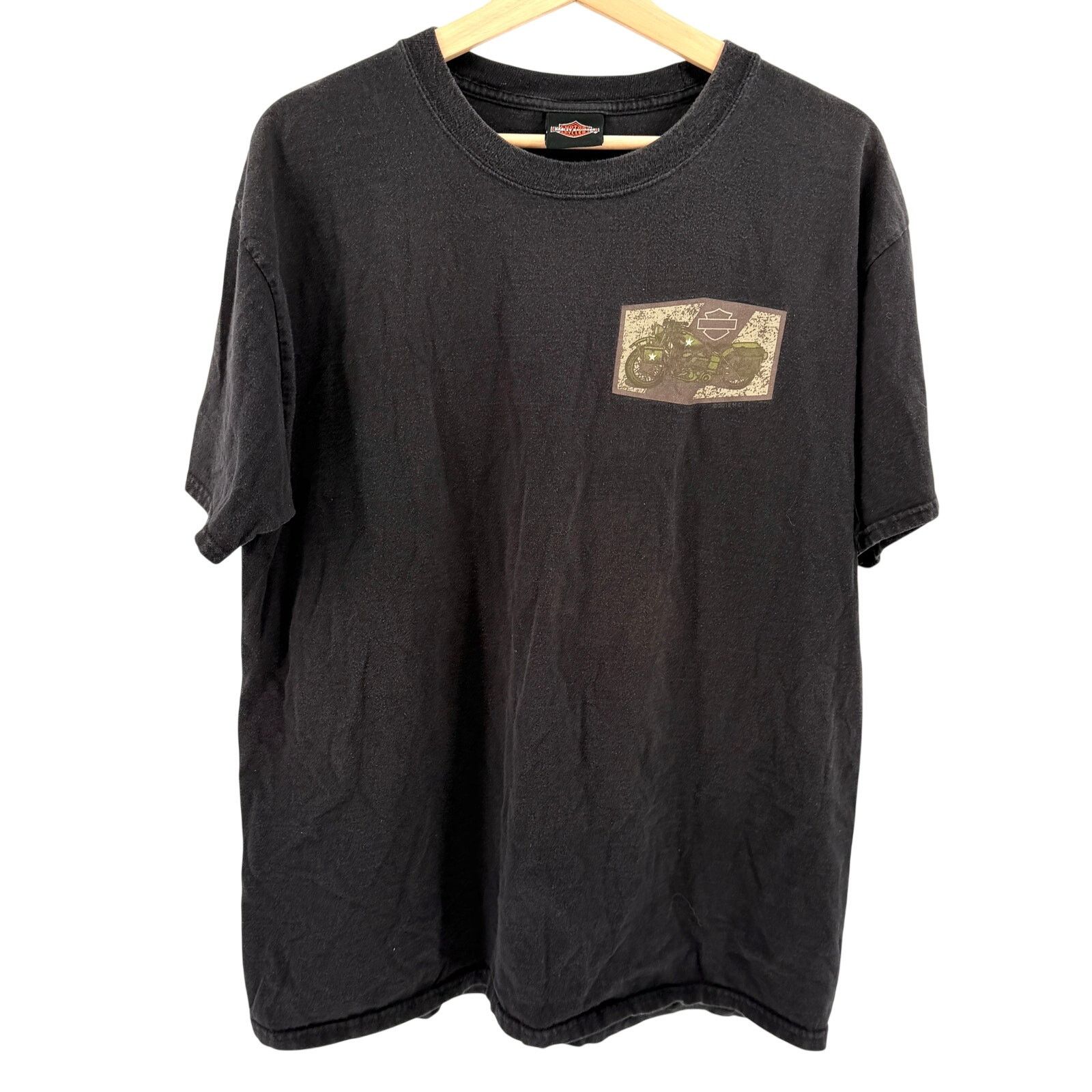 Harley Davidson Nottingham England Robin Hood Black 100% Cotton T-Shirt Size US L / EU 52-54 / 3 - 5 Thumbnail