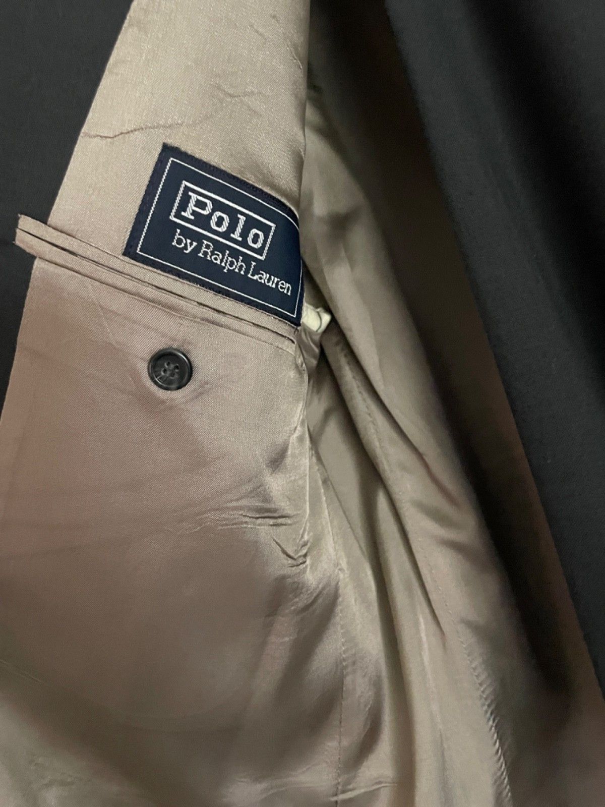 Polo Ralph Lauren 🔥 Polo Ralph Lauren® RARE 80s Earth Toned Green / Gray Suit Size 46L - 7 Thumbnail