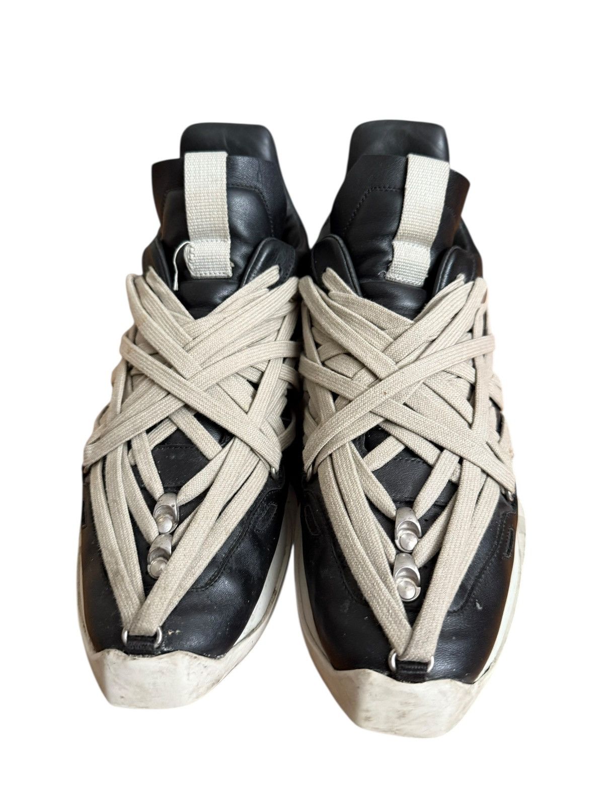 Rick Owens Maximal Megalace Leather Runner Size US 10 / EU 43 - 6 Thumbnail