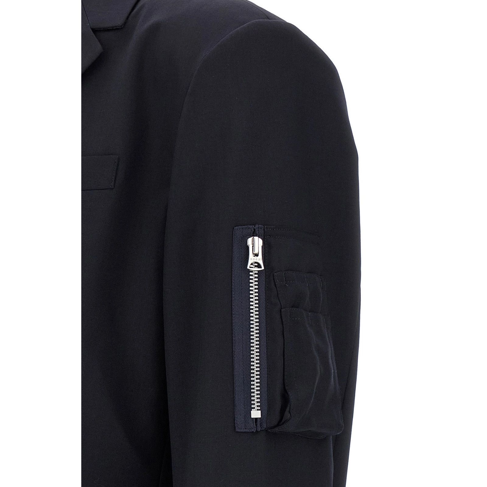 Sacai SACAI Blue Bomber Insert Blazer New & Authentic (Men's size: Size US L / EU 52-54 / 3 - 4 Thumbnail