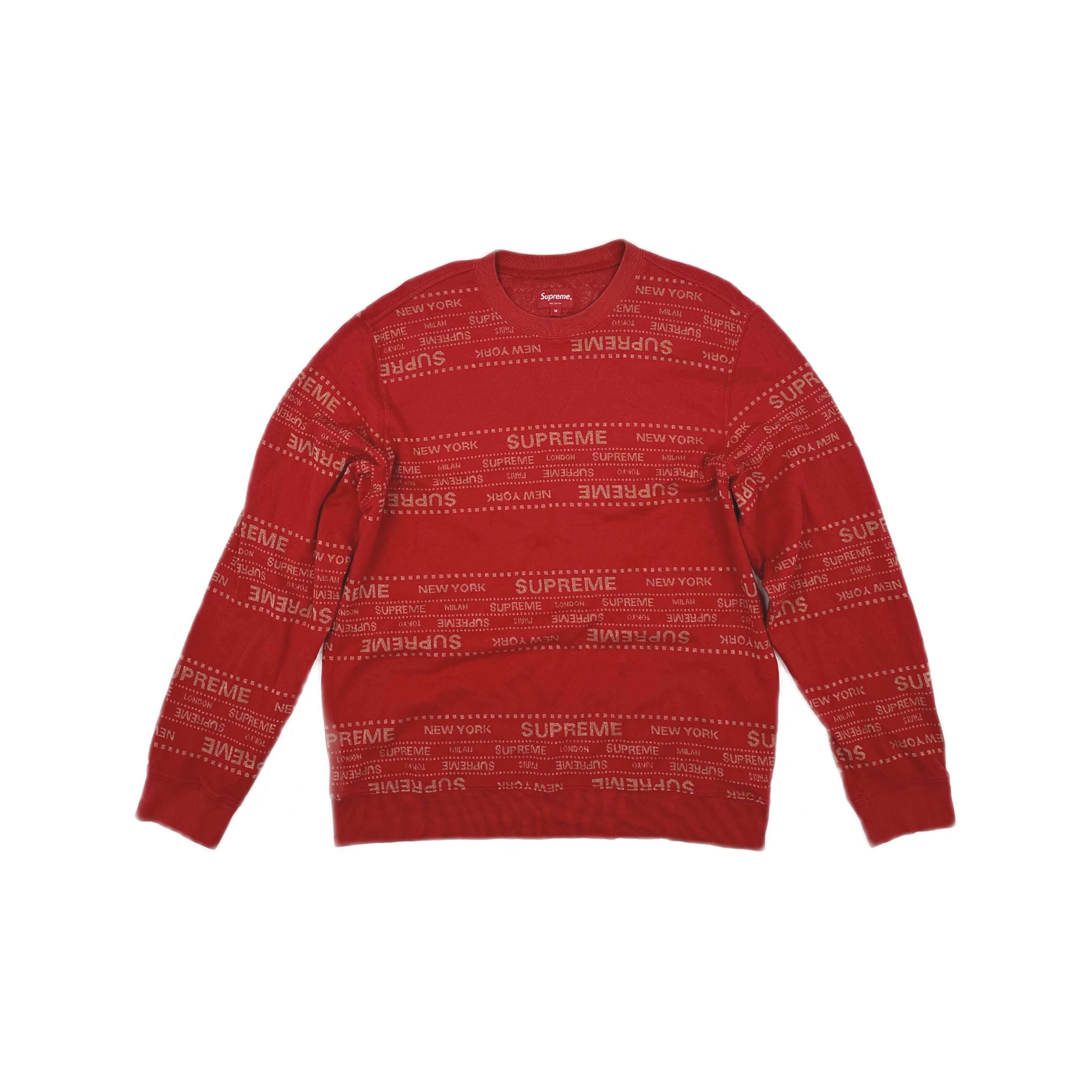 Champion × Supreme Supreme Champion 3D Metallic Crewneck | Grailed