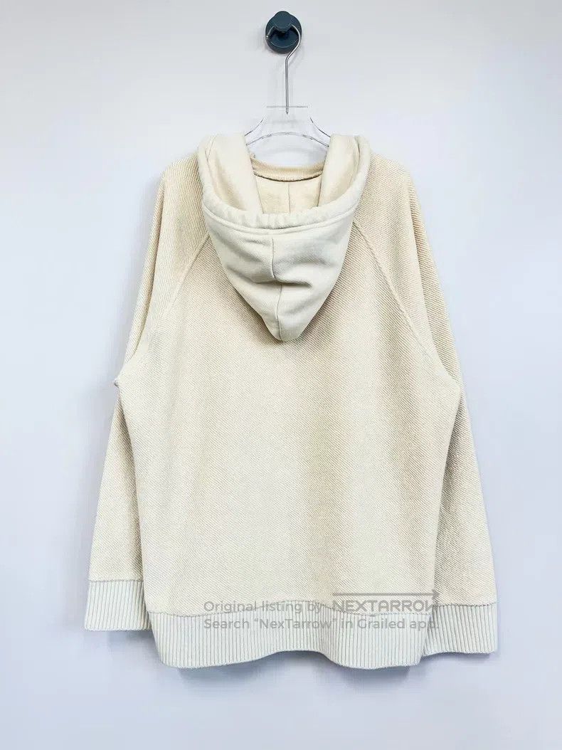 Loewe Loewe Off-White Embroidered Letter Logo Hooded Sweatshirt Size S / US 4 / IT 40 - 2 Thumbnail