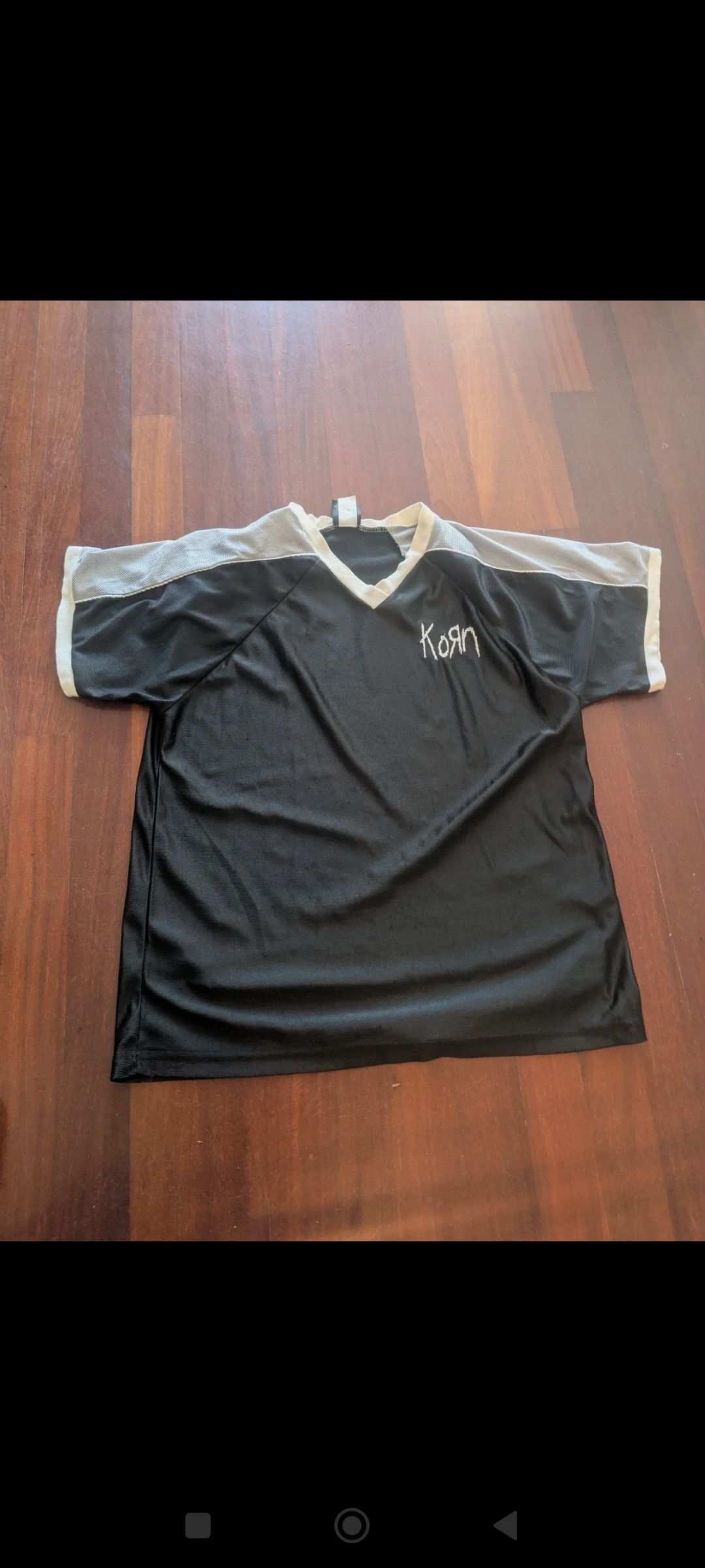 Vintage Vintage Korn jersey 90s Giant tag Y2K nu-metal tour tee Size US L / EU 52-54 / 3 - 1 Thumbnail