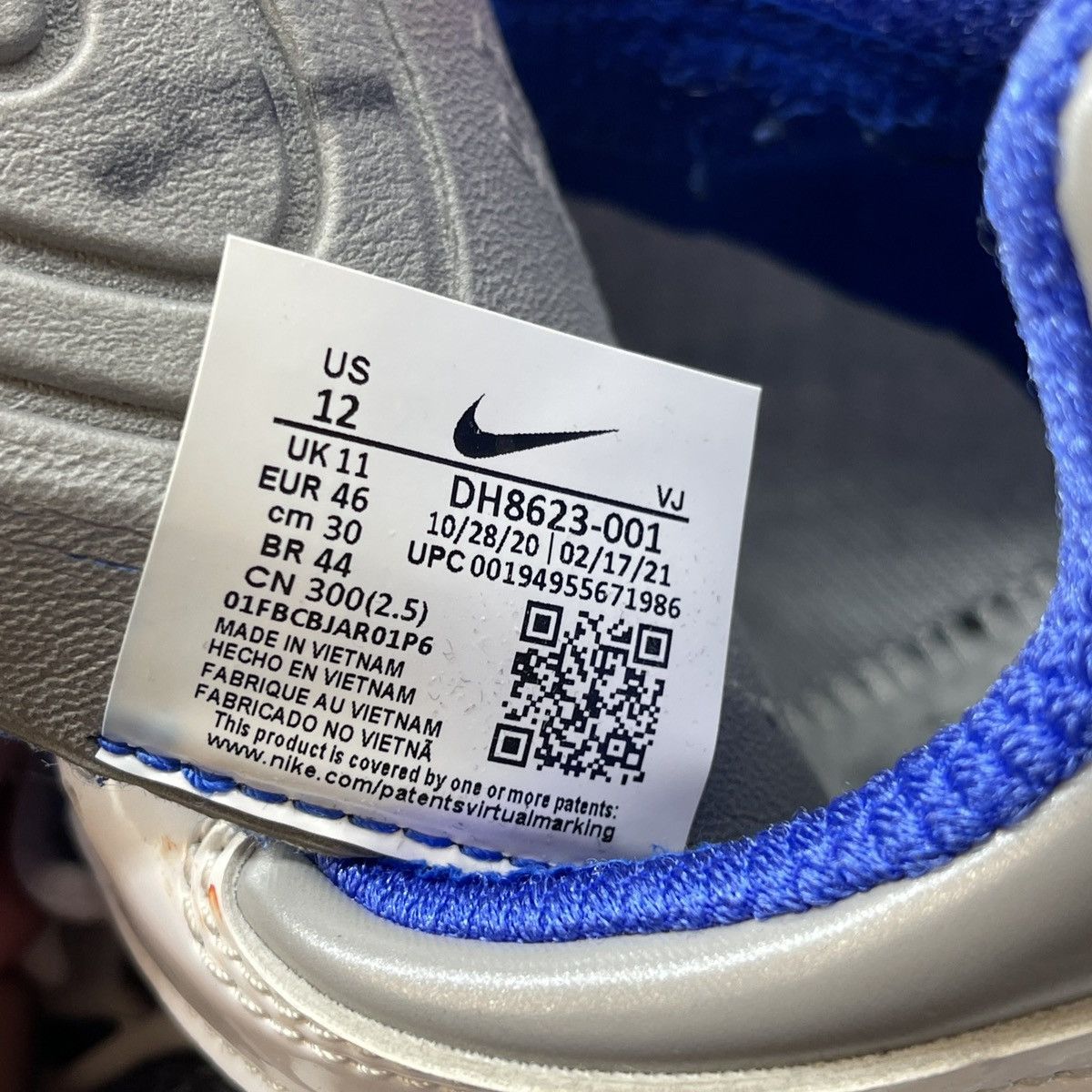 Nike Air tuned max white racer blue Size US 12 / EU 45 - 8 Thumbnail