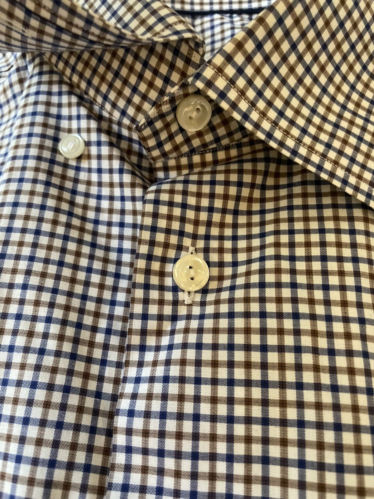 Eton Check Print Shirt Size US L / EU 52-54 / 3 - 4 Thumbnail