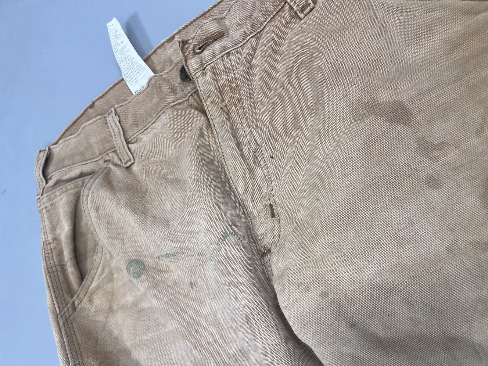 Carhartt Vintage Carhartt B111 BRN blanket line carpenter denim Size US 34 / EU 50 - 6 Thumbnail
