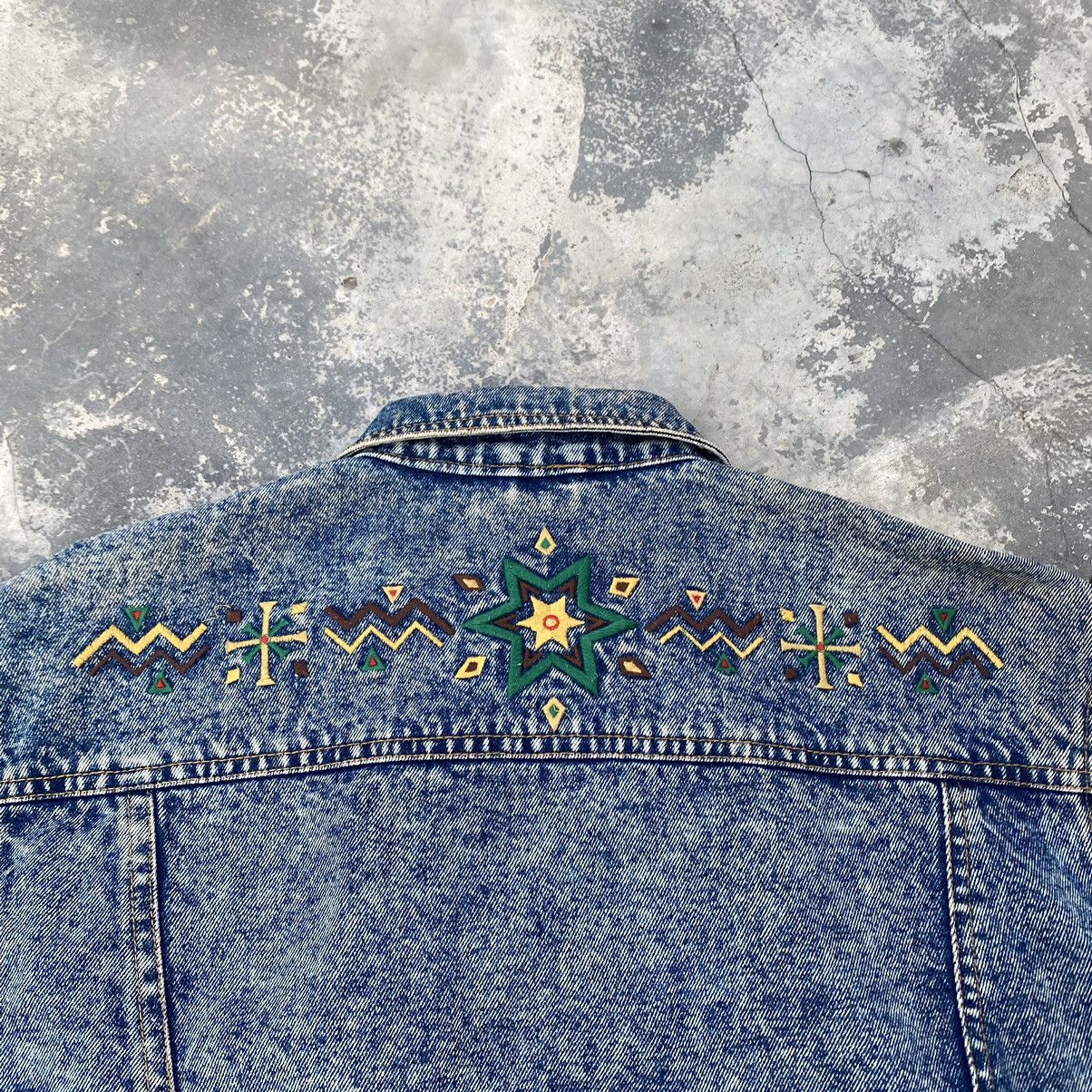 Japanese Brand VTG Acid Wash Denim Jacket KAPITAL STYLE Size US L / EU 52-54 / 3 - 8 Thumbnail