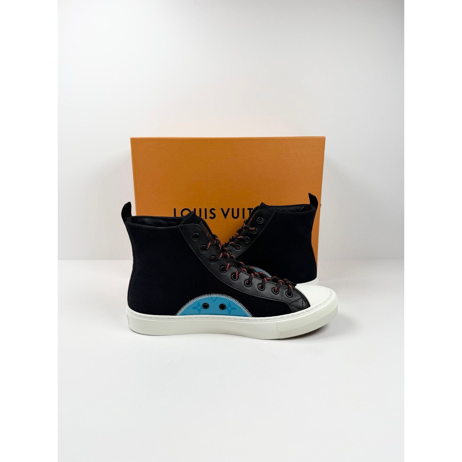 Louis Vuitton Size 8LV/9US - Louis Vuitton Tattoo High Black Orange NEW Size US 9 / EU 42 - 5 Thumbnail