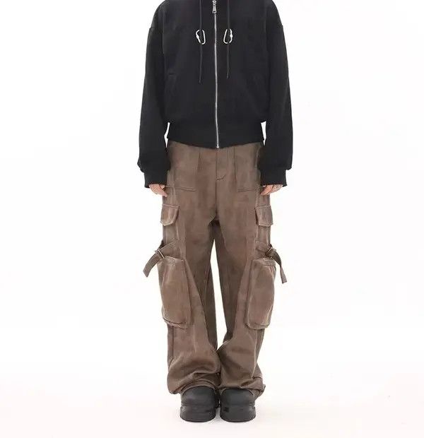 VIBE Retro Wasteland Maillard Cargo Casual Pants Size US 32 / EU 48 - 6 Thumbnail
