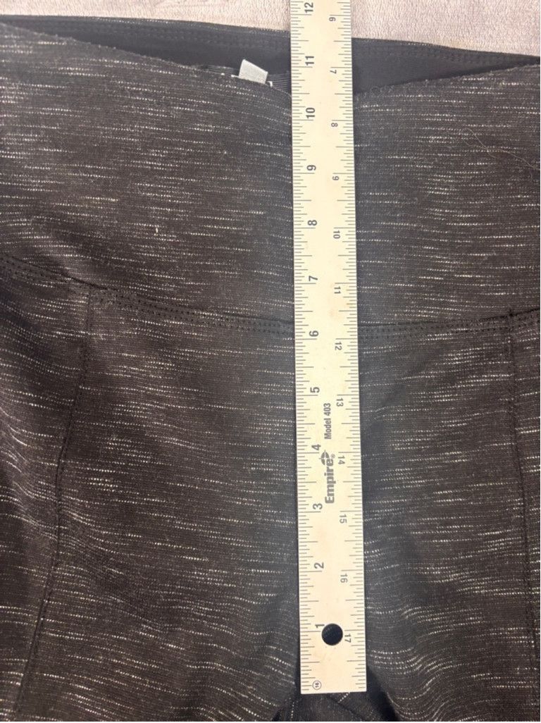 Apt. 9 Women's Apt. 9 Leggings Size M Black Gray Size 26" / US 2 / IT 38 - 4 Thumbnail