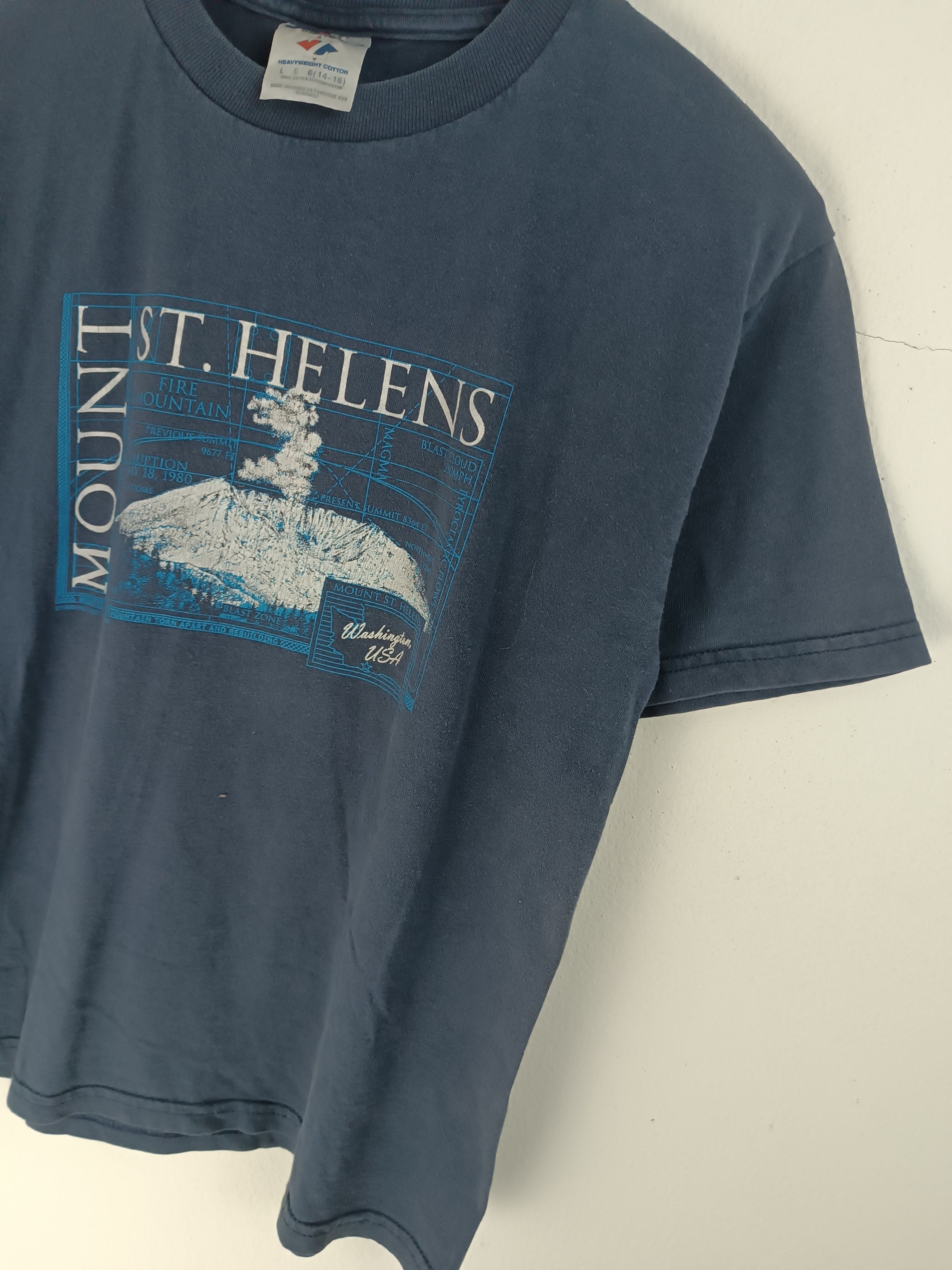Other VINTAGE 1999 MOUNT ST HELEN WASHINGTON USA ART HIKING NATURE Size US S / EU 44-46 / 1 - 7 Thumbnail