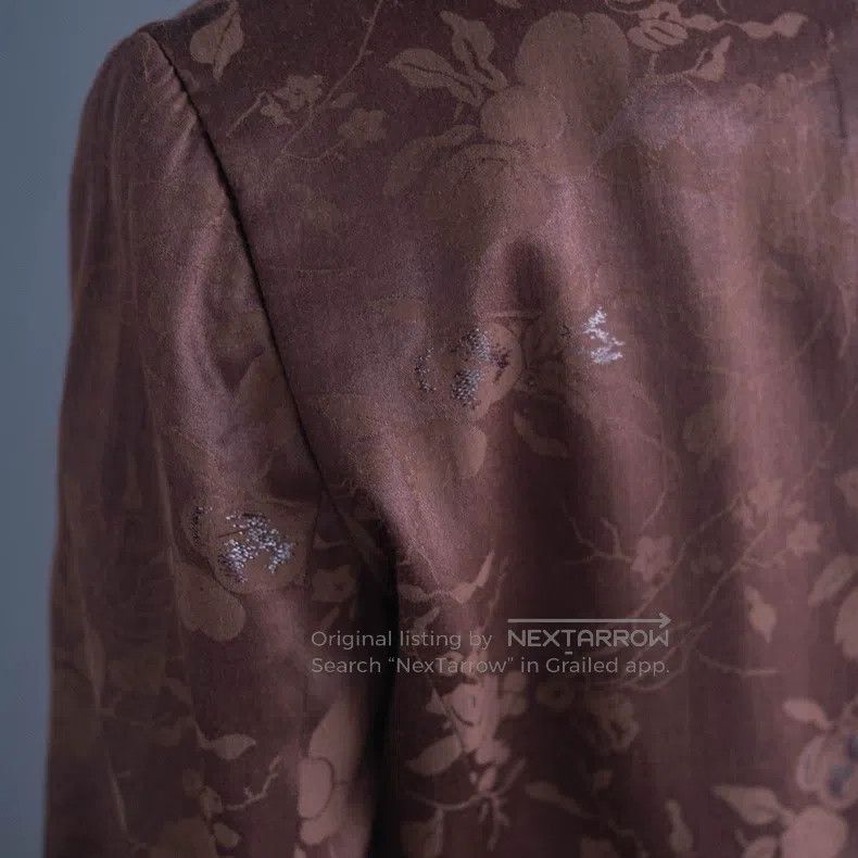 Kenzo Kenzo Brown floral silk jacket Size M / US 6-8 / IT 42-44 - 5 Thumbnail