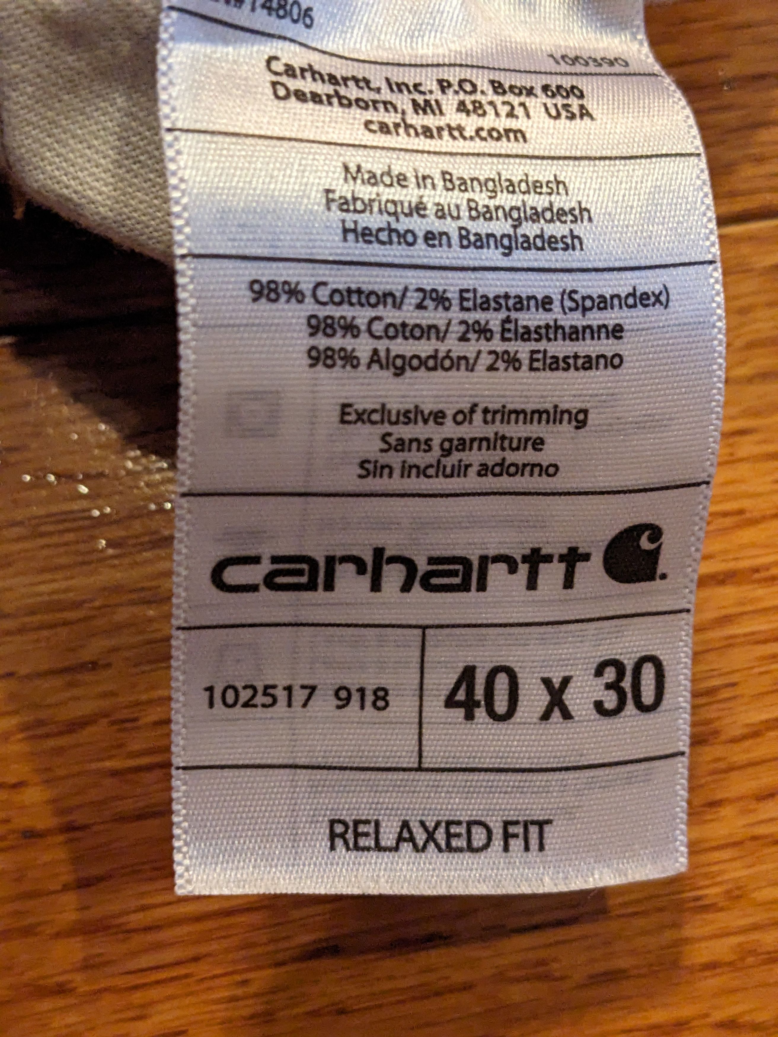 Carhartt × Vintage Vintage Y2K Carhartt 40 x 30 Relaxed Fit Tan Brown Pants Size US 40 / EU 56 - 5 Thumbnail