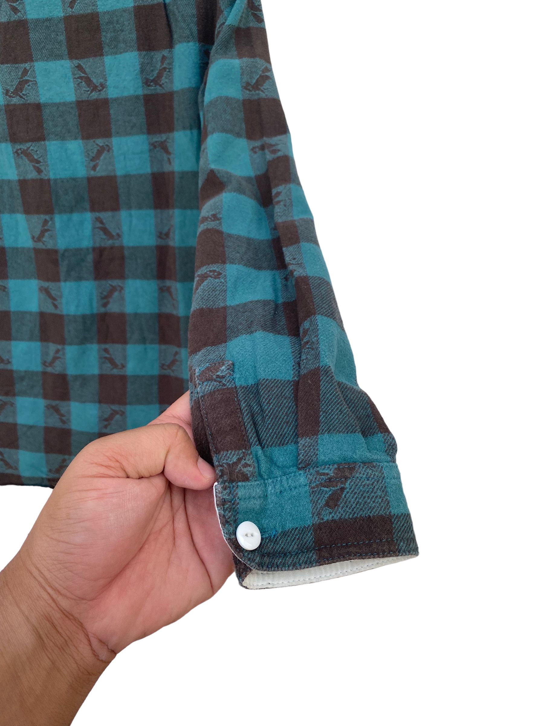 Issey Miyake NE-NET ISSEY MIYAKE KITSUNE STYLE FLANNEL SHIRT Size M / US 6-8 / IT 42-44 - 6 Thumbnail