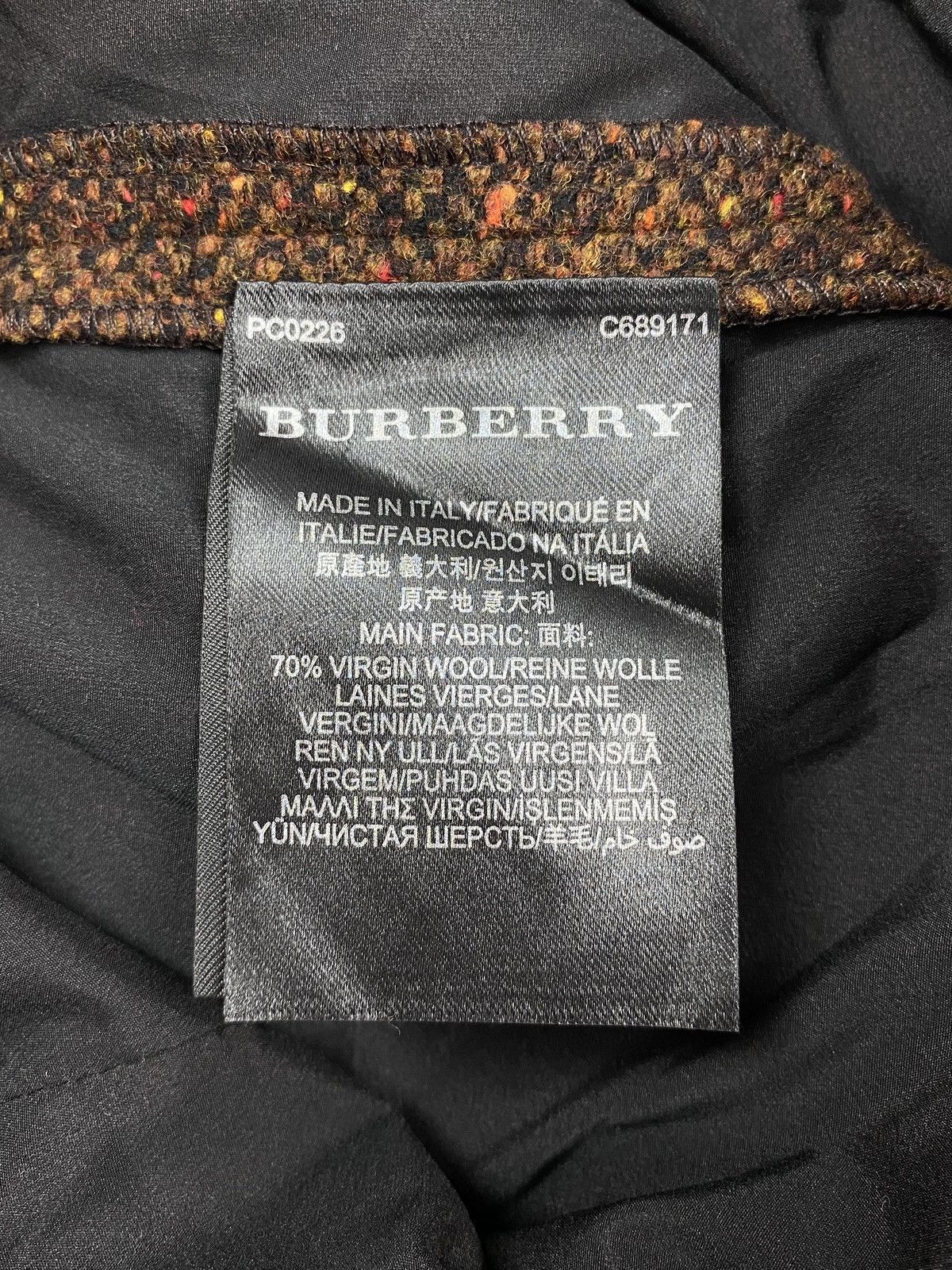Burberry Prorsum Burberry Prorsum Tangerine Tweed Flared Pants Size 30" / US 8 / IT 44 - 10 Thumbnail