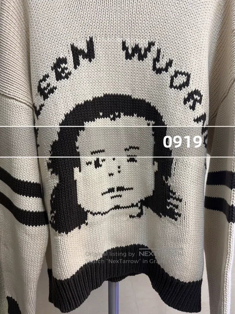 Enfants Riches Deprimes Enfants Riches Deprimes Fan Xiaoqin Portrait Sweater Size US L / EU 52-54 / 3 - 2 Thumbnail