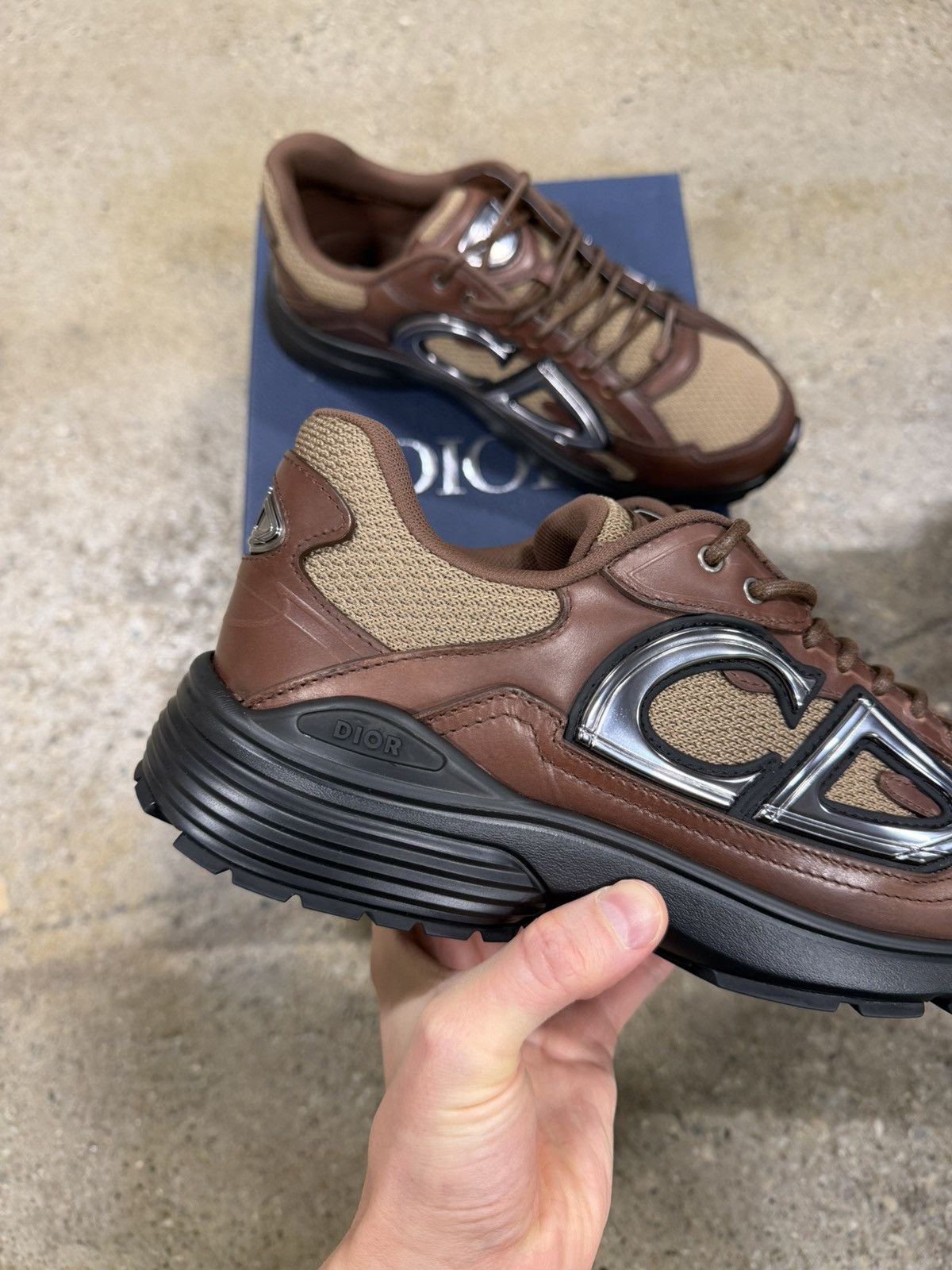 Dior Dior B30 Low Top Sneaker NEW 1300$ Size US 12 / EU 45 - 2 Thumbnail