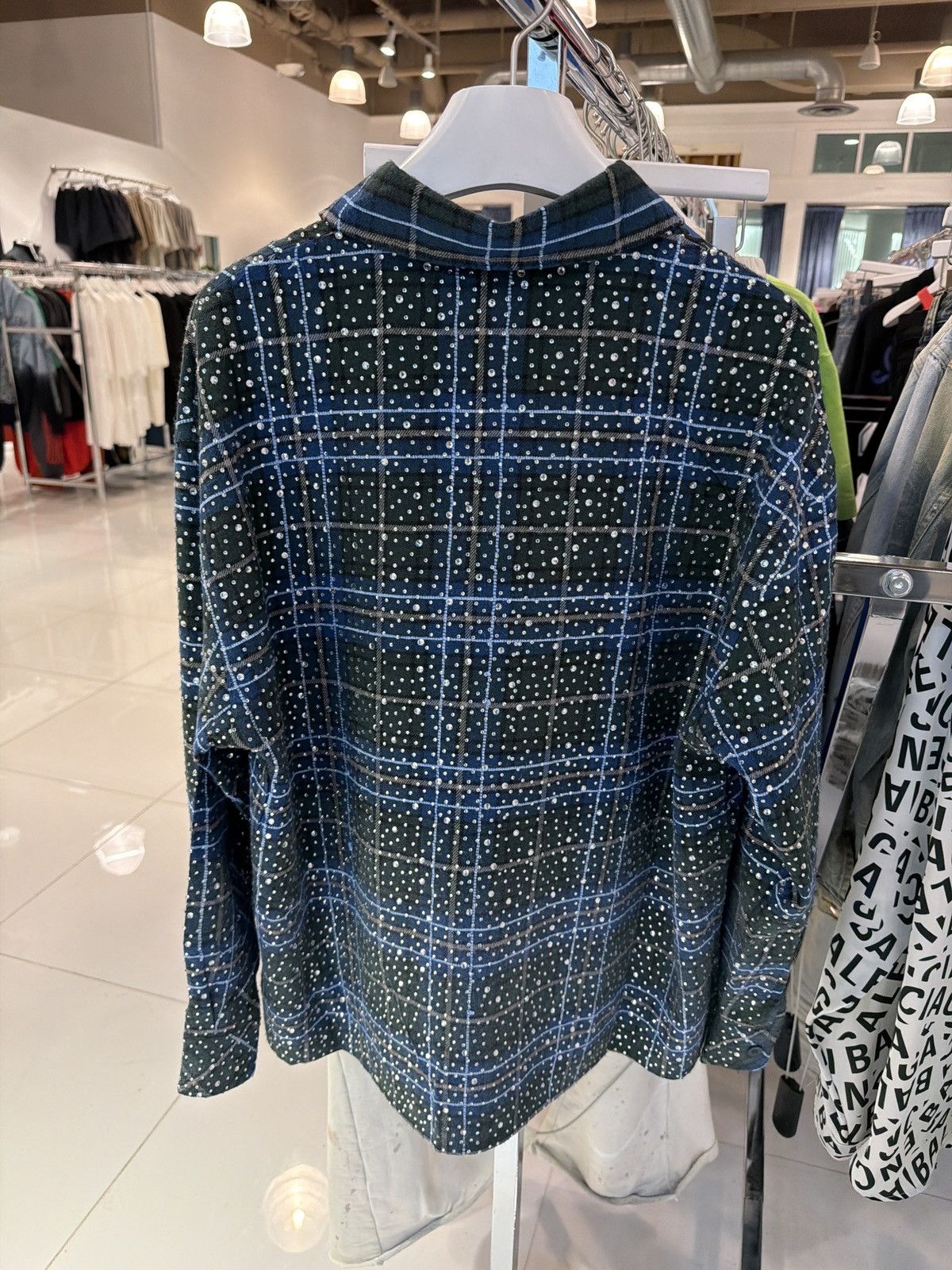 HMDD HMDD Billie Jean Green/Blue Flannel Size US S / EU 44-46 / 1 - 2 Thumbnail