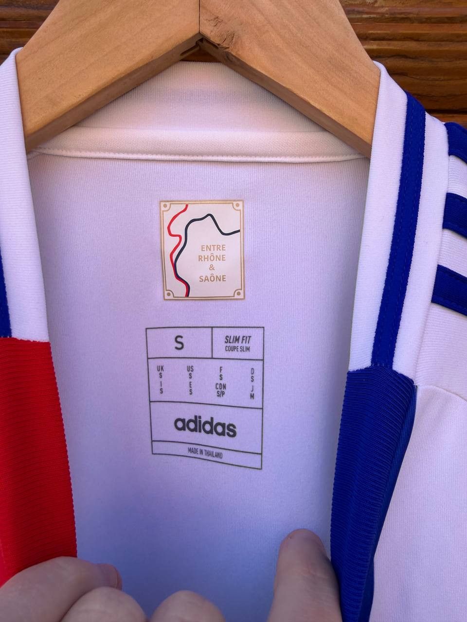 Adidas Olympique Lyonnais Lyon 2024 France Soccer Jersey Size S Size US S / EU 44-46 / 1 - 4 Thumbnail