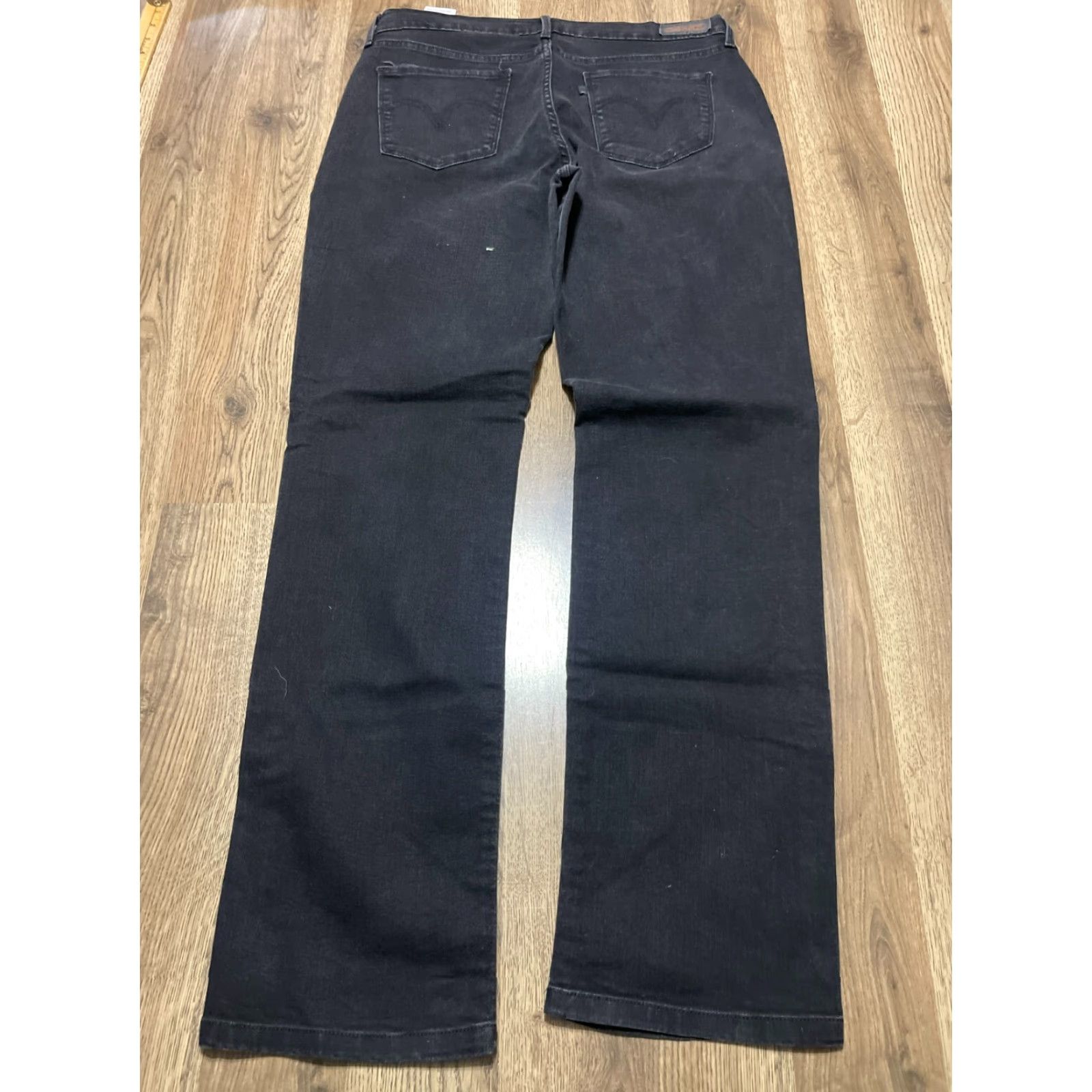 Levi's Levi's Jeans Women's Size 10 Black Denim 505 Straight Leg Pockets Size 32" / US 10 / IT 46 - 2 Thumbnail