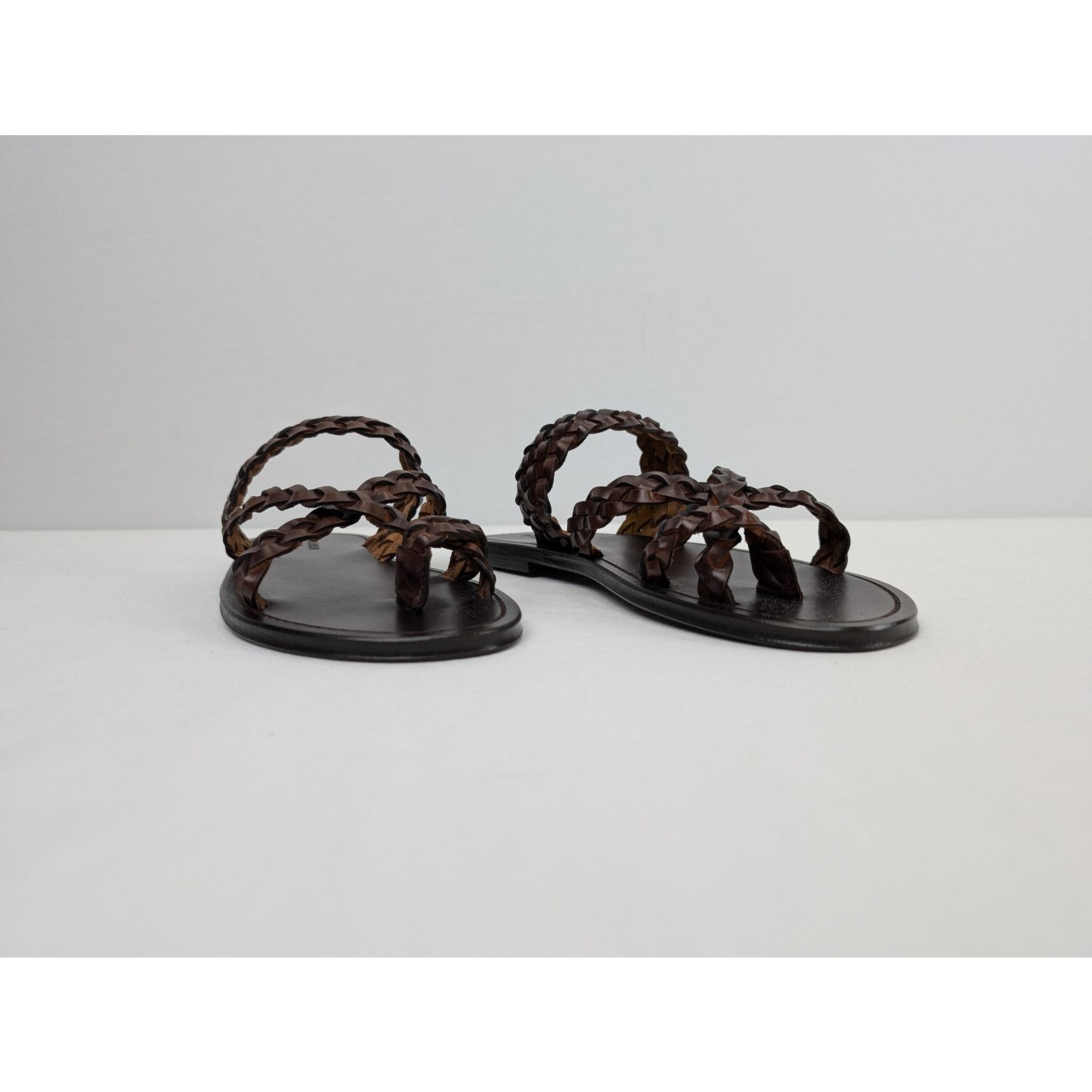 Saint Laurent Paris o1rshd1 Neil 05 Sandal Slipper slide in Dark Brown Size US 11 / EU 44 - 6 Thumbnail
