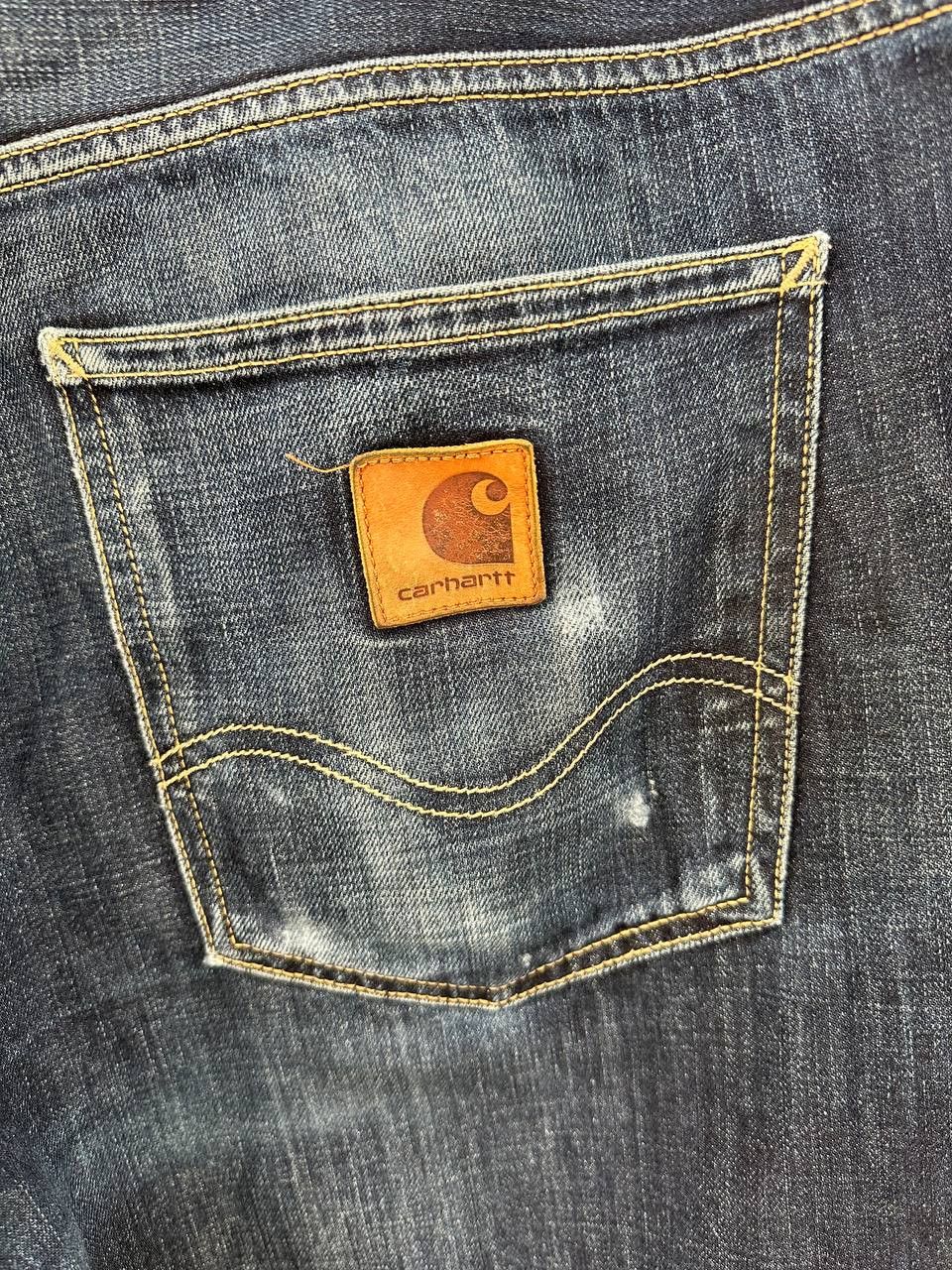 Carhartt × Vintage Carhartt WIP Marlow Pant Denim Blue Jeans Size US 36 / EU 52 - 8 Thumbnail