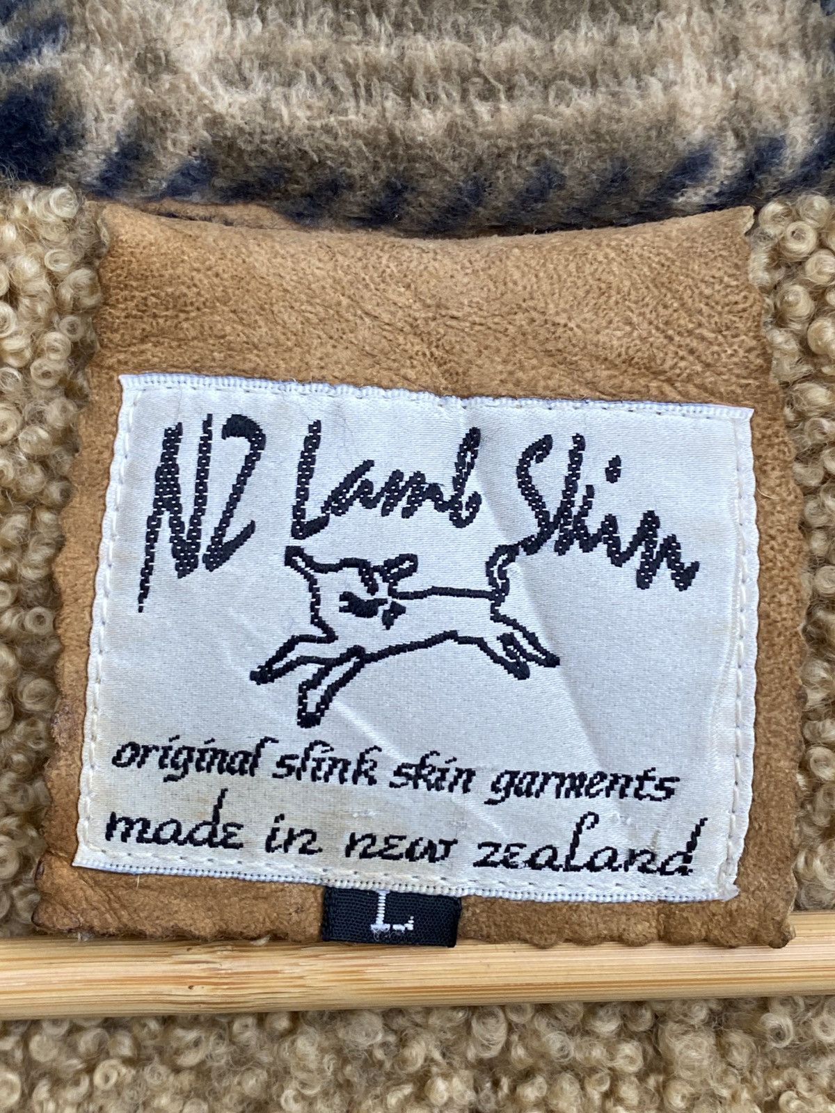 Vintage NZ Lambskin Shearling Suede Panel Plaid Wool Jacket Size US L / EU 52-54 / 3 - 7 Thumbnail
