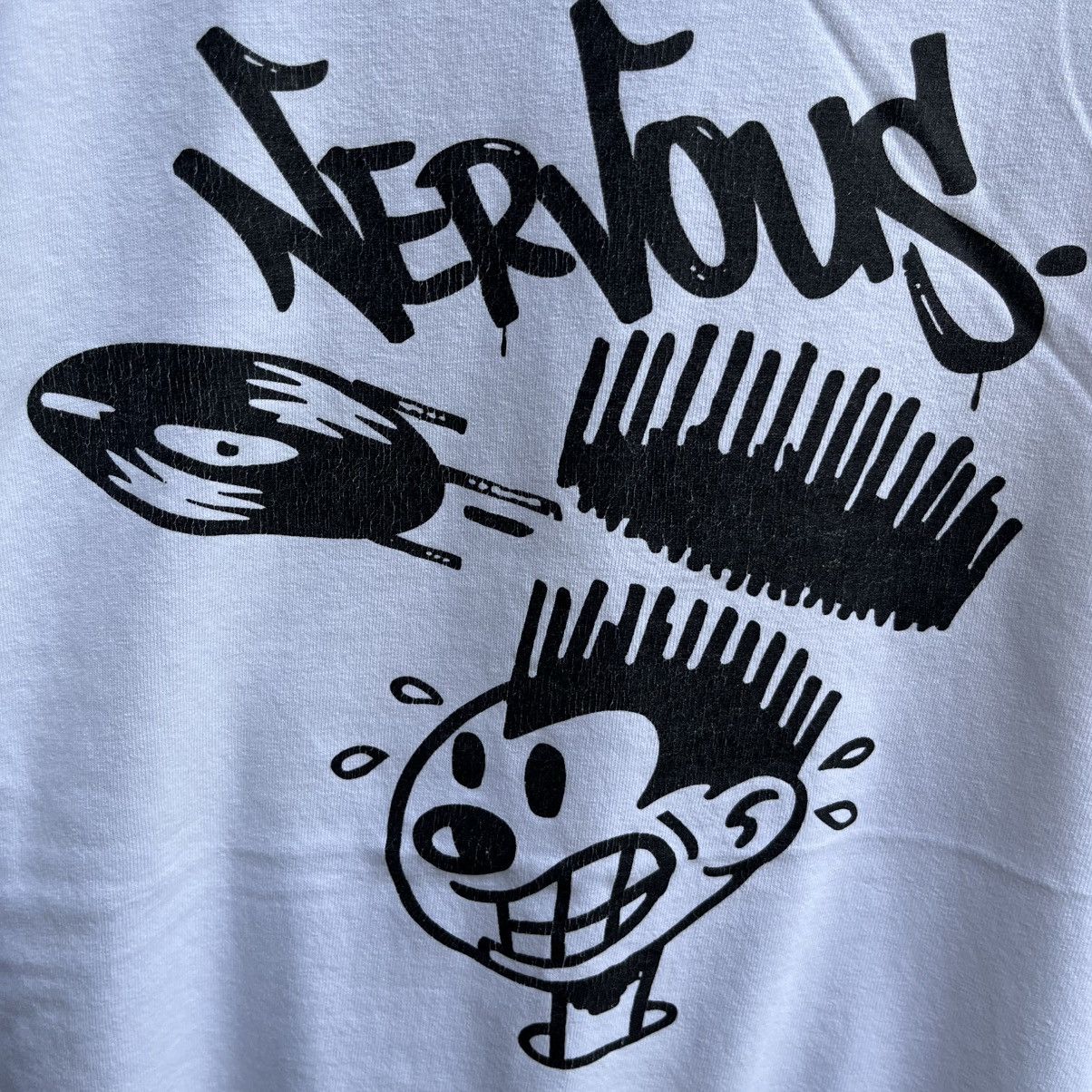 Band Tees NERVOUS RECORDS rap tee dj hip hop Size US XL / EU 56 / 4 - 3 Thumbnail