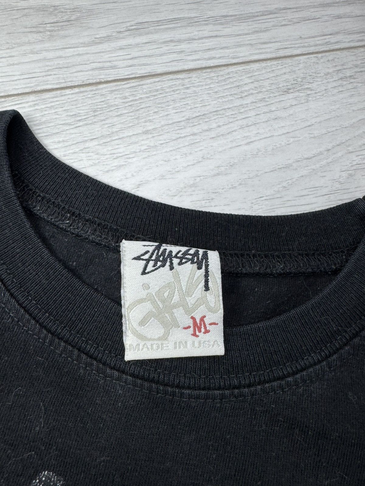 Stussy × Vintage 💥Vintage Stussy Laguna Beach California USA LB Wreath TShirt Size M / US 6-8 / IT 42-44 - 3 Thumbnail