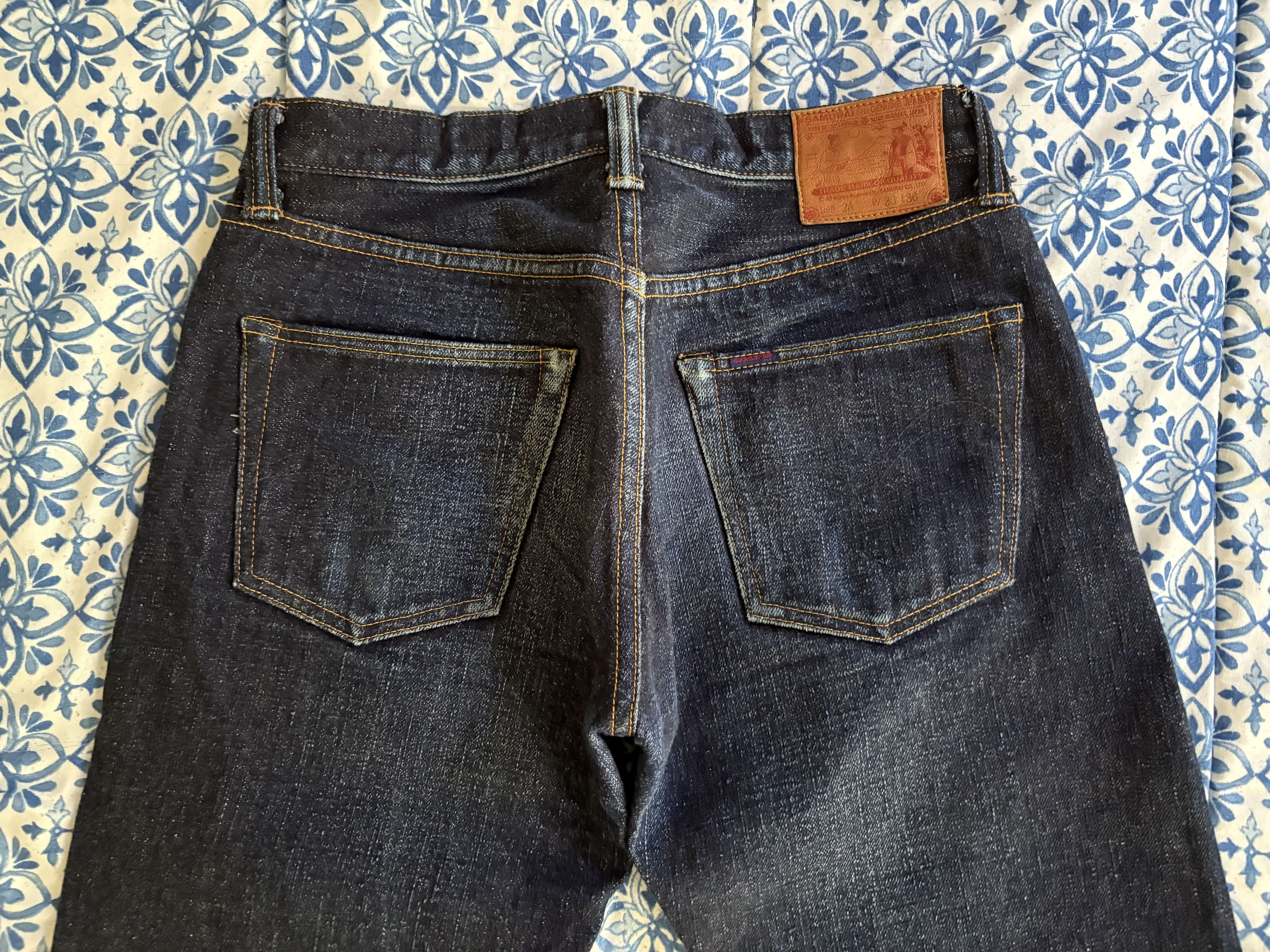 Samurai Jeans Samurai S5000VXII 17oz "Zero Bushido" Straight Jeans Size 28 Size US 28 / EU 44 - 11 Thumbnail