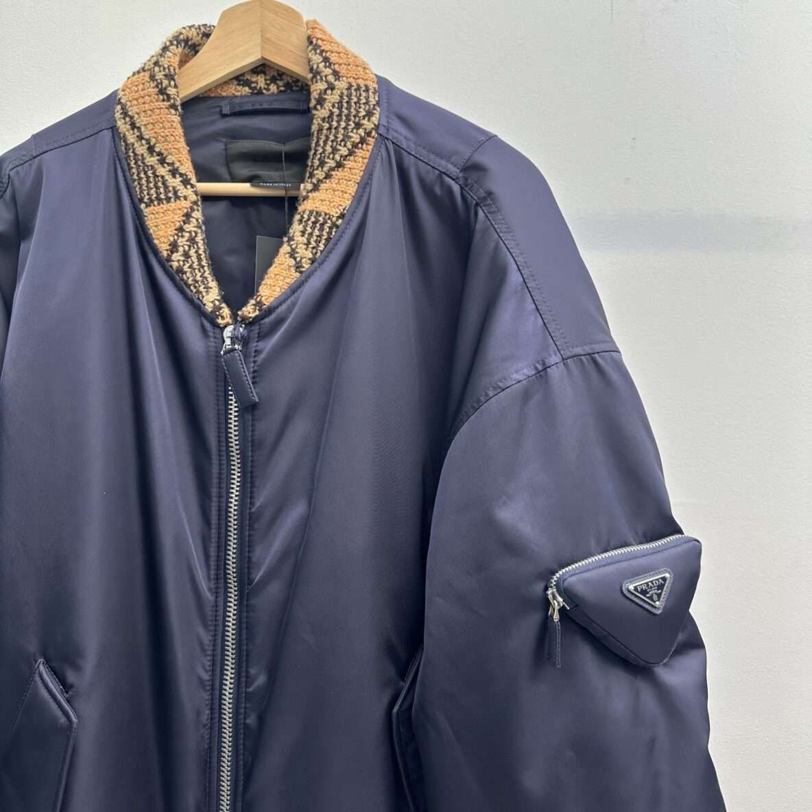 Prada Prada by Raf Simons Quilted Lined Bomber Jacket Size US XL / EU 56 / 4 - 2 Thumbnail