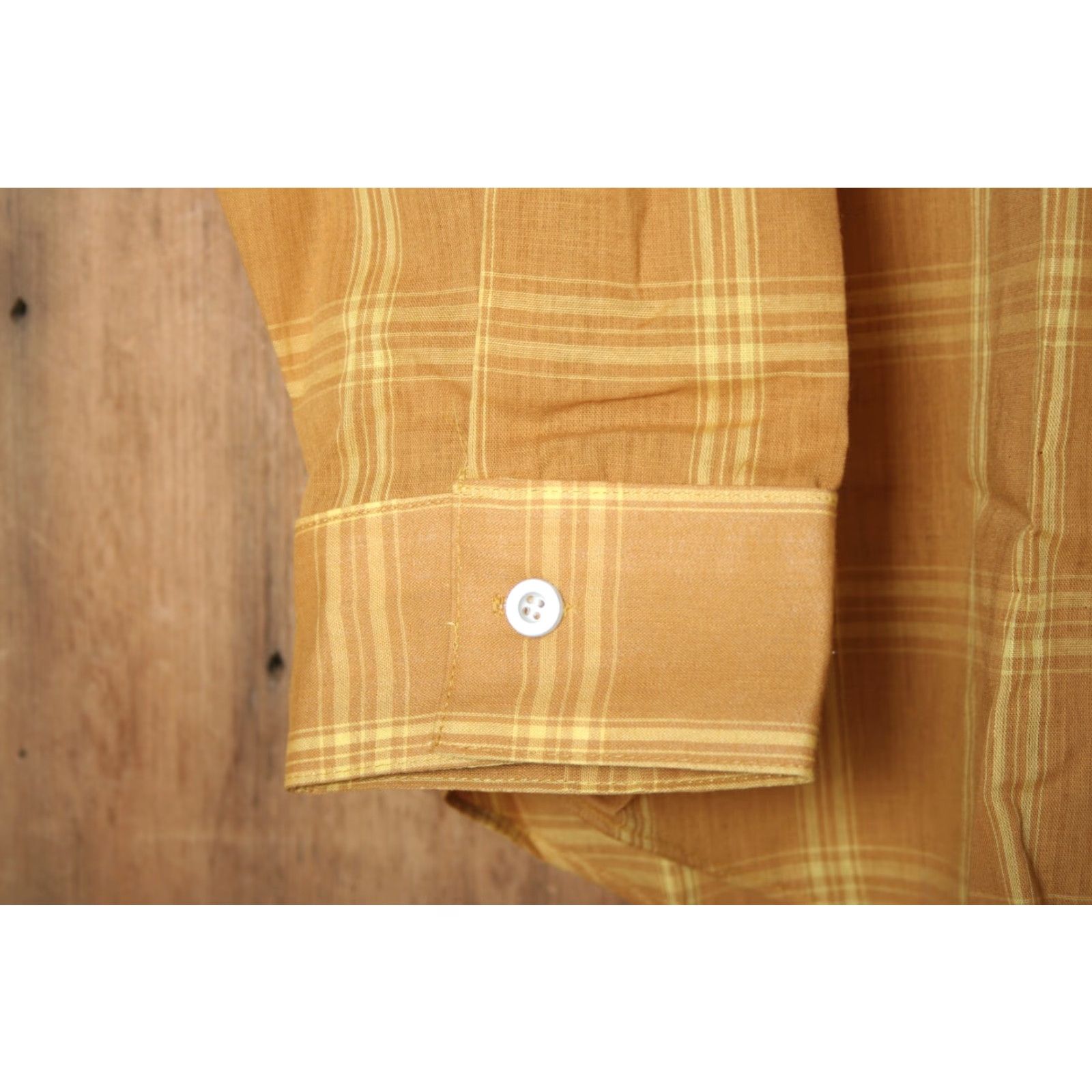 Van Heusen VINTAGE Van Heusen Shirt Yellow Plaid Button Front Big & Tall XLT 17-17.5 Mens Size US XL / EU 56 / 4 - 4 Thumbnail