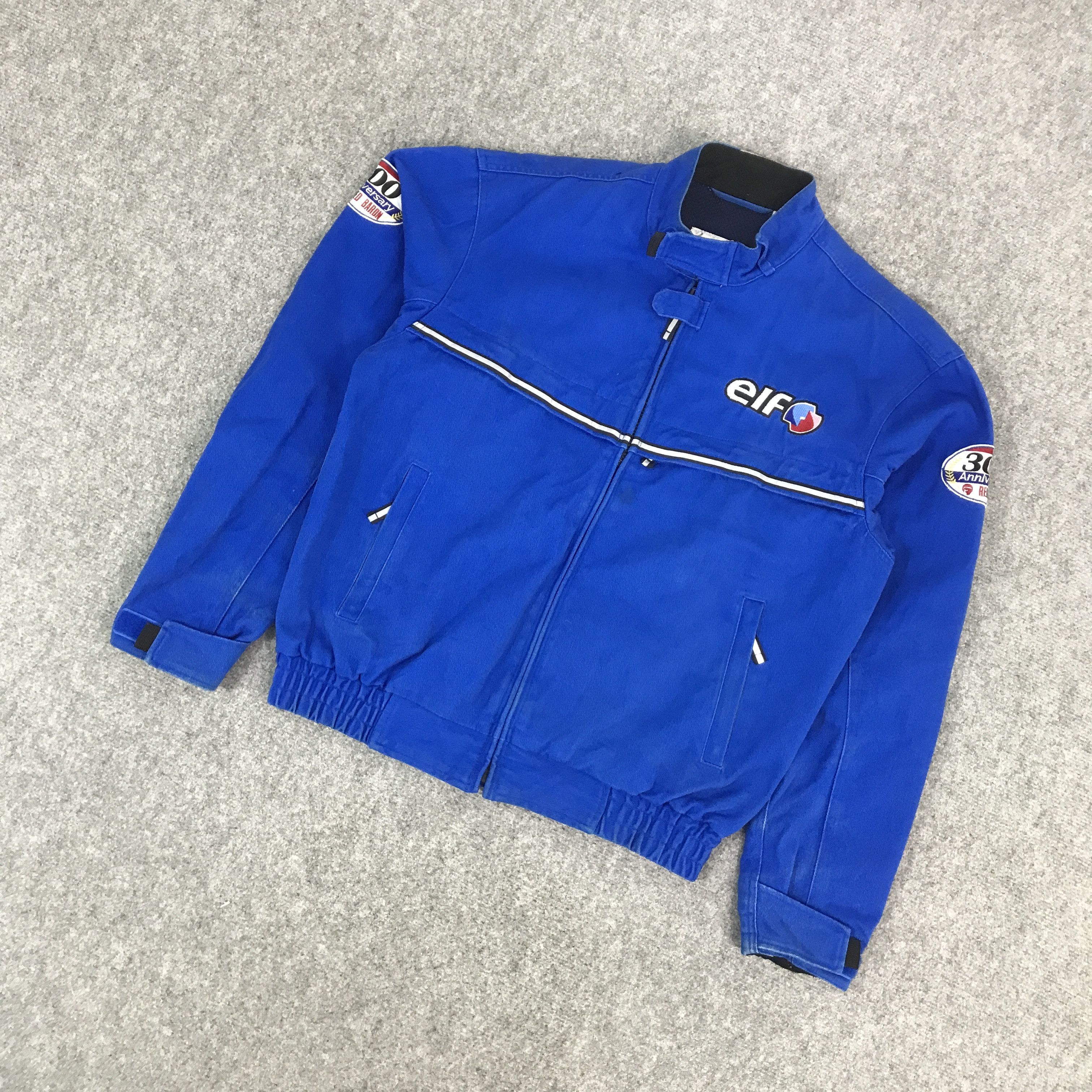 Gear for Sports × Japanese Brand VTG EIF RACING BLUE BOMBER JACKET Size US L / EU 52-54 / 3 - 5 Thumbnail