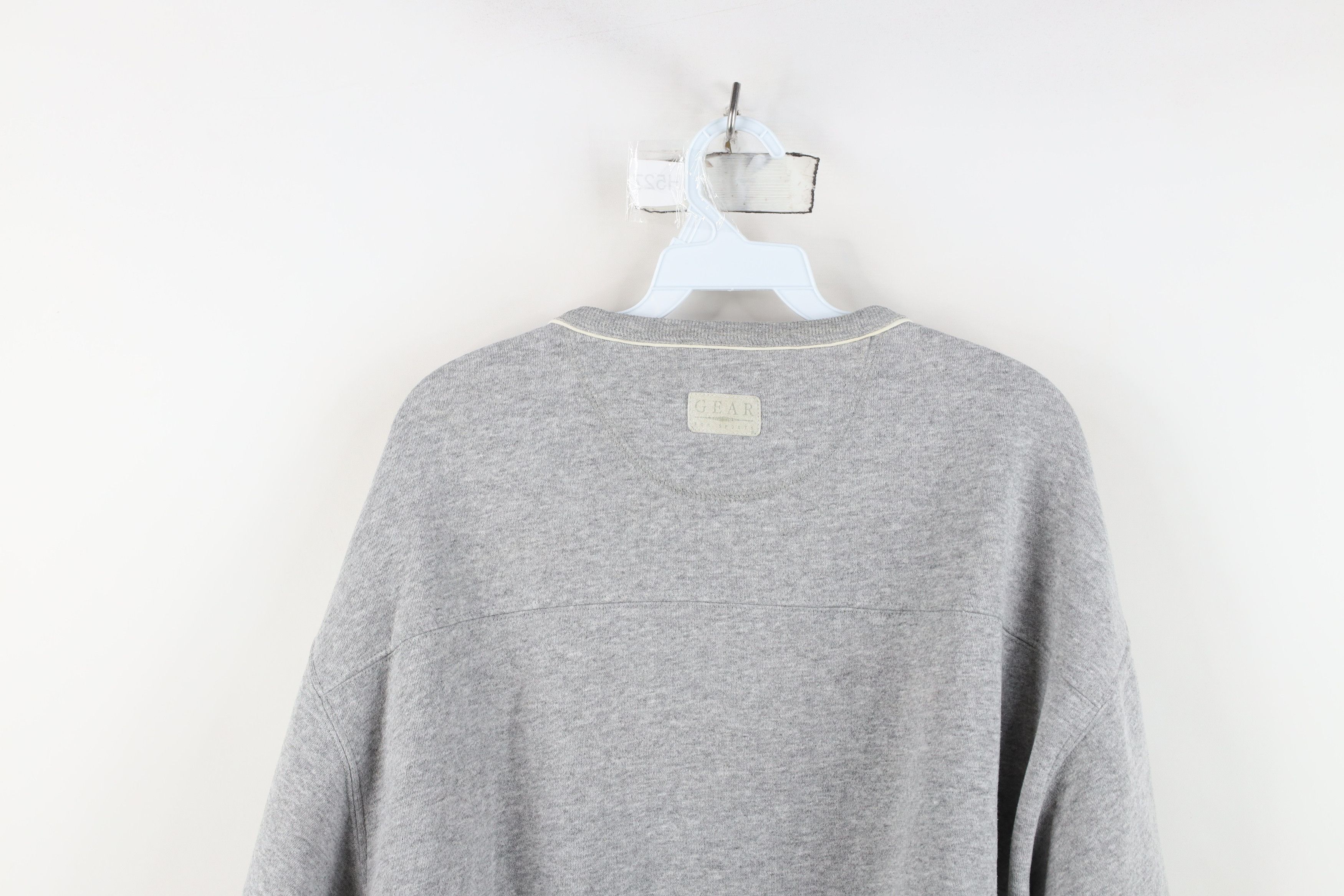 Vintage Vintage 90s Spell Out Notre Dame University Sweatshirt Gray Size US L / EU 52-54 / 3 - 14 Thumbnail