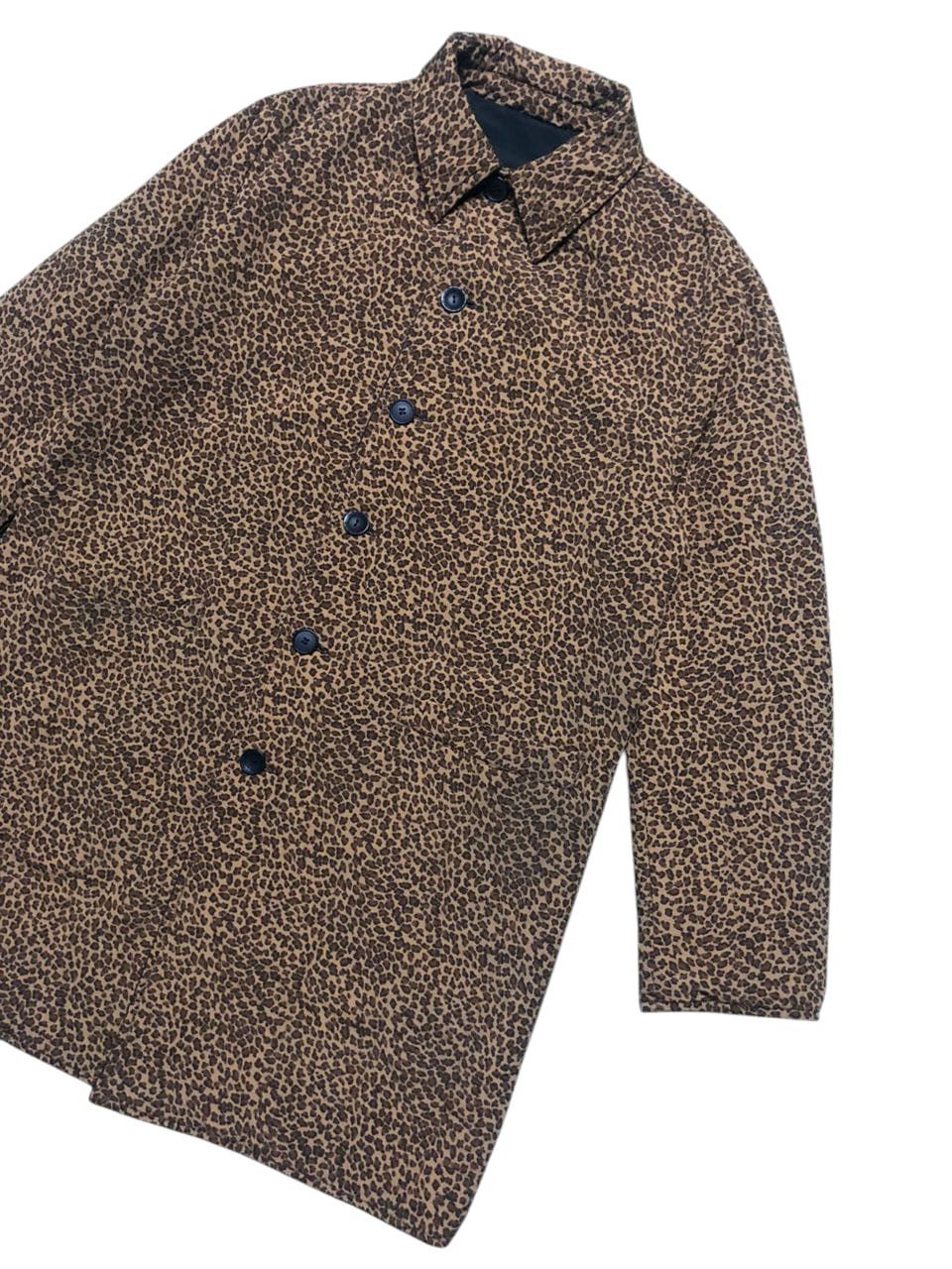 Bottega Veneta Vintage Bottega Veneta Rivesible TrenchCoat Leapord / Black Size US M / EU 48-50 / 2 - 6 Thumbnail