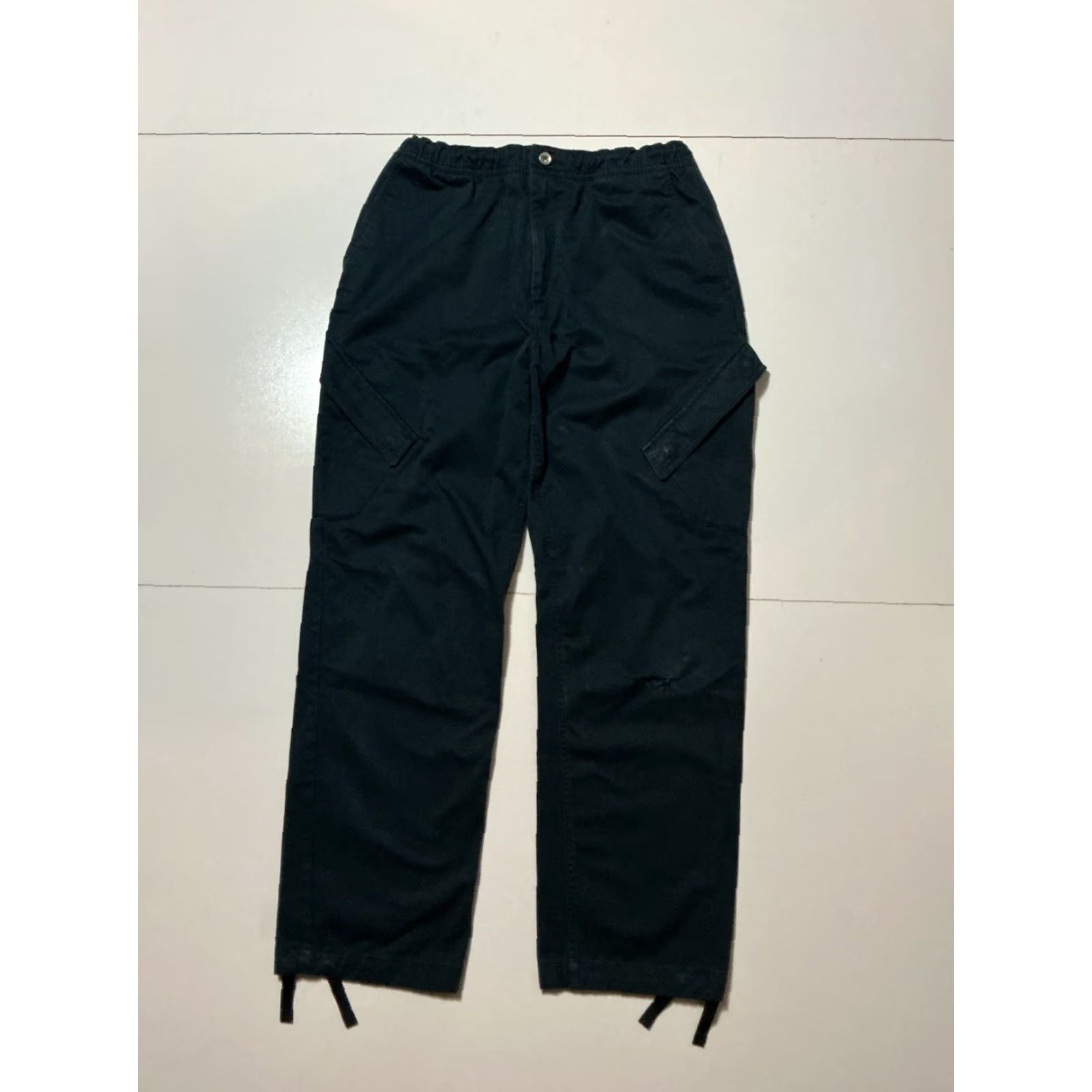 Jordan Brand VINTAGE Air Jordan Nike Essential Chicago Black Cargo Utility Trouser Pants Mens L Size US 33 - 3 Thumbnail