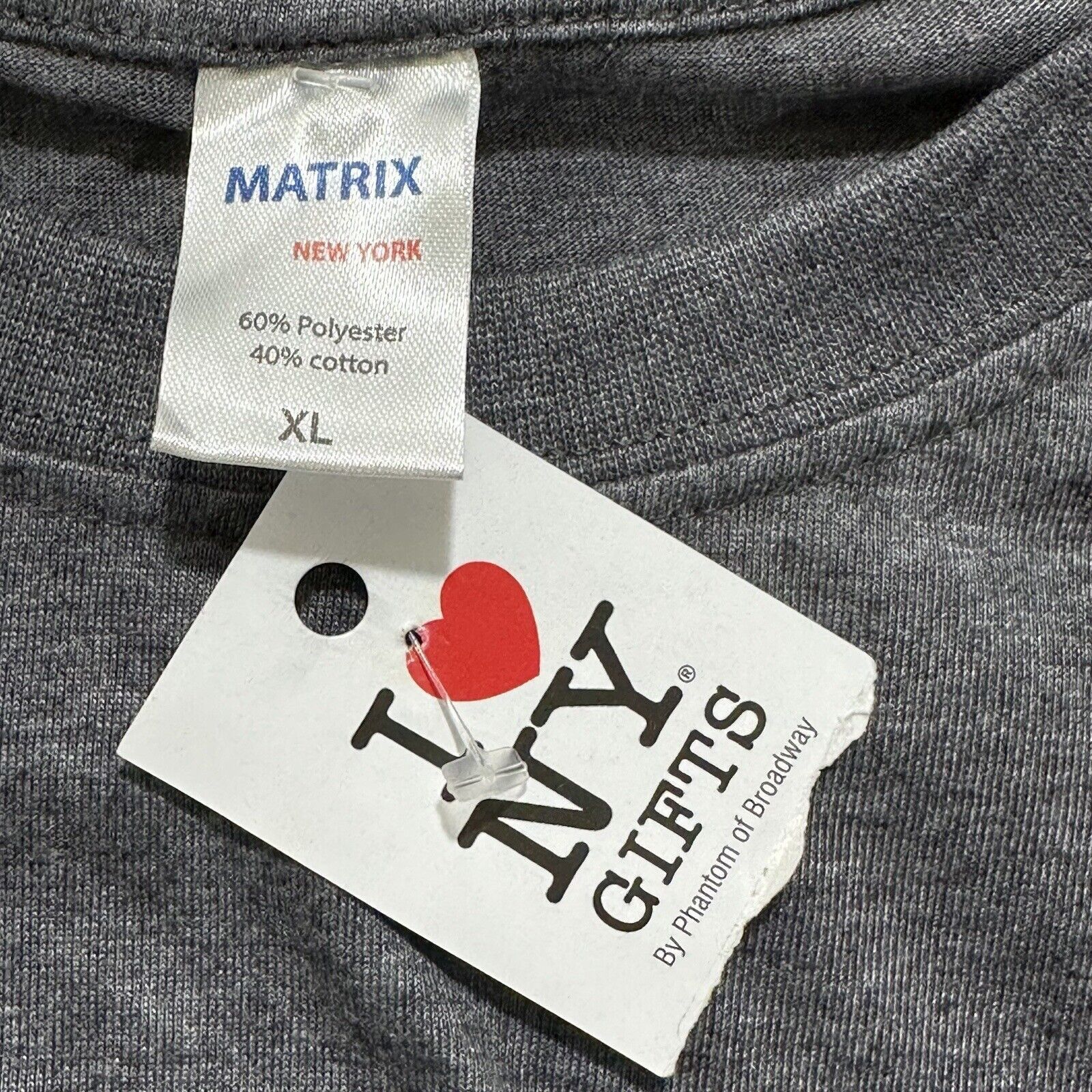 Other Matrix NY I Love New York XL Embroidered Graphic T Shirt Size US XL / EU 56 / 4 - 3 Thumbnail
